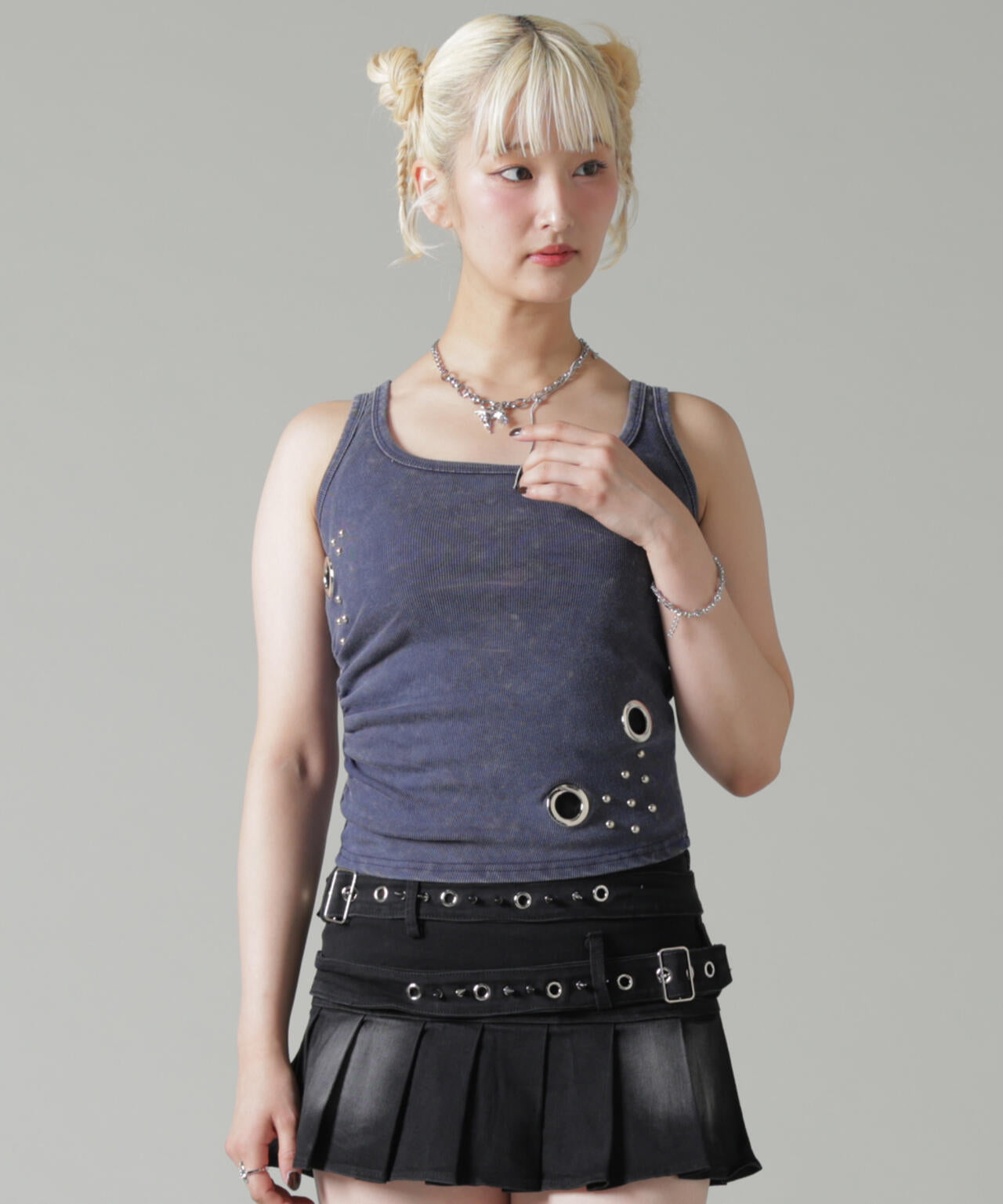 MAVYTH/メヴィス/EYELET TANKTOP