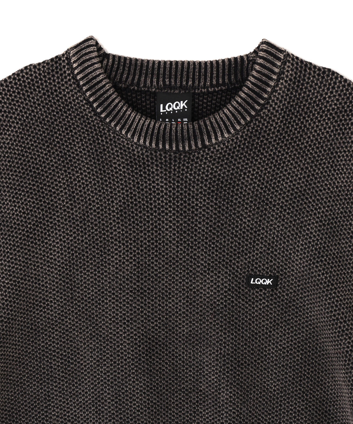 LQQK STUDIO/ルックスタジオ/WAFFLE KNIT CREW