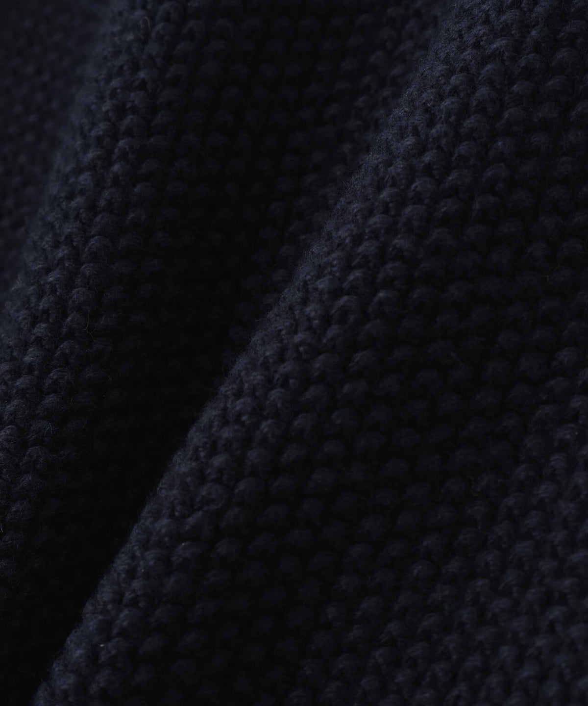 Dime/ダイム/Knitted Pique Zip Sweater