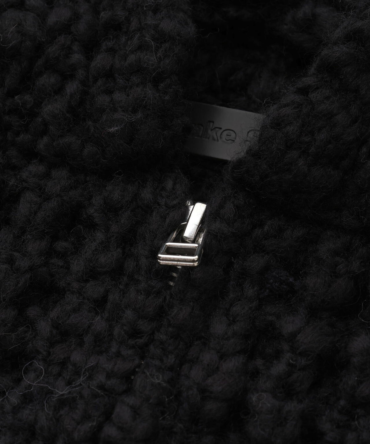 DankeSchon/ダンケシェーン/WAFFLE KNIT ZIP HOODIE
