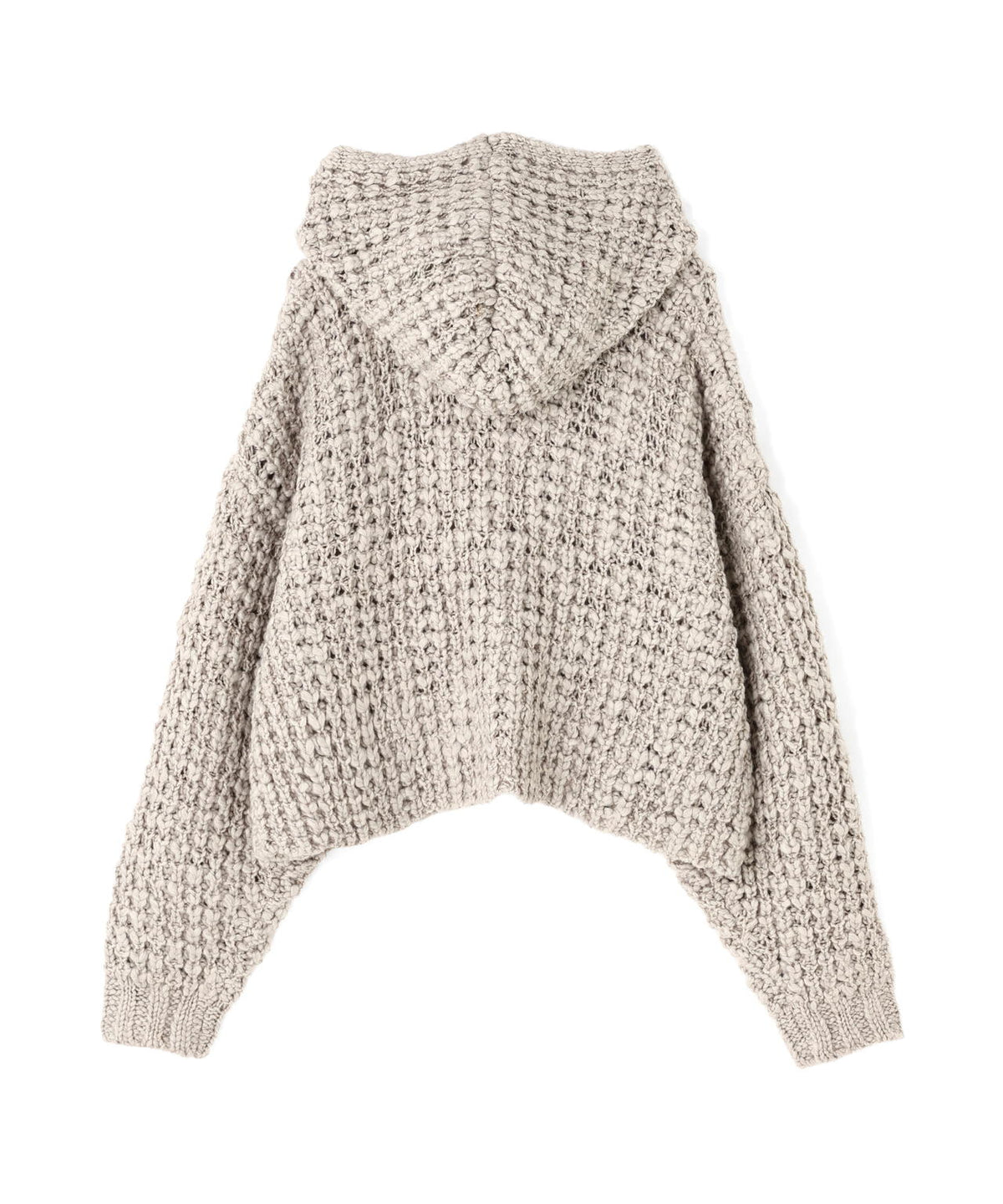 DankeSchon/ダンケシェーン/WAFFLE KNIT ZIP HOODIE