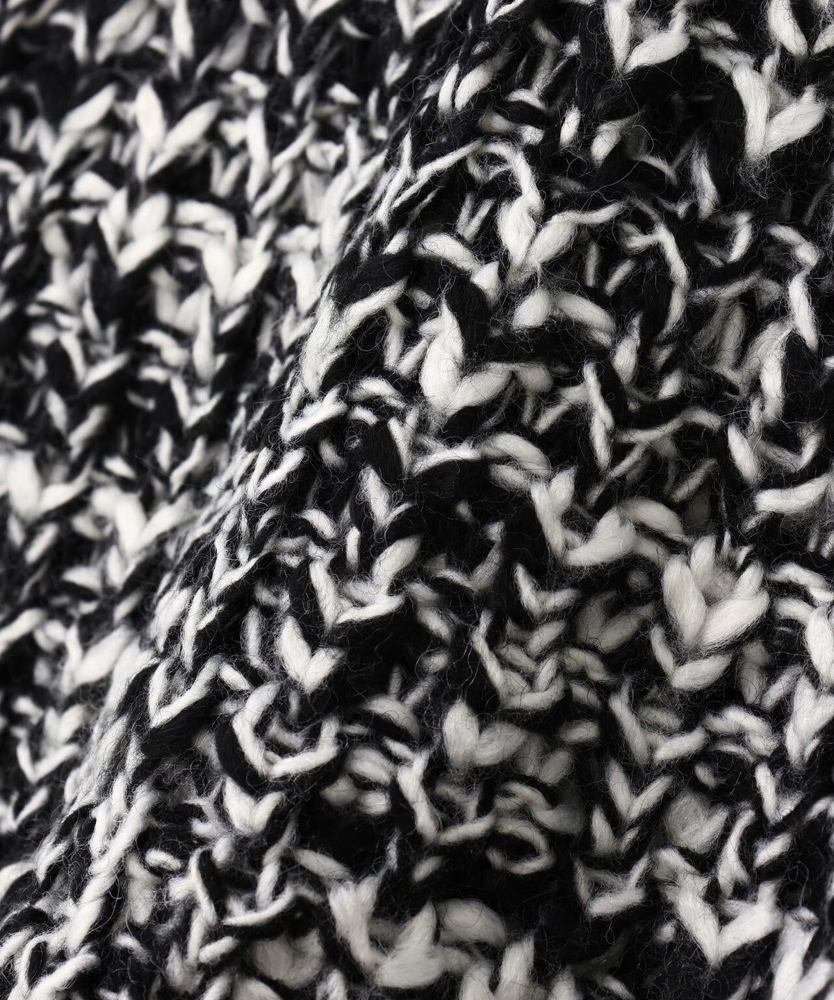 DankeSchon/ダンケシェーン/WAFFLE KNIT ZIP HOODIE