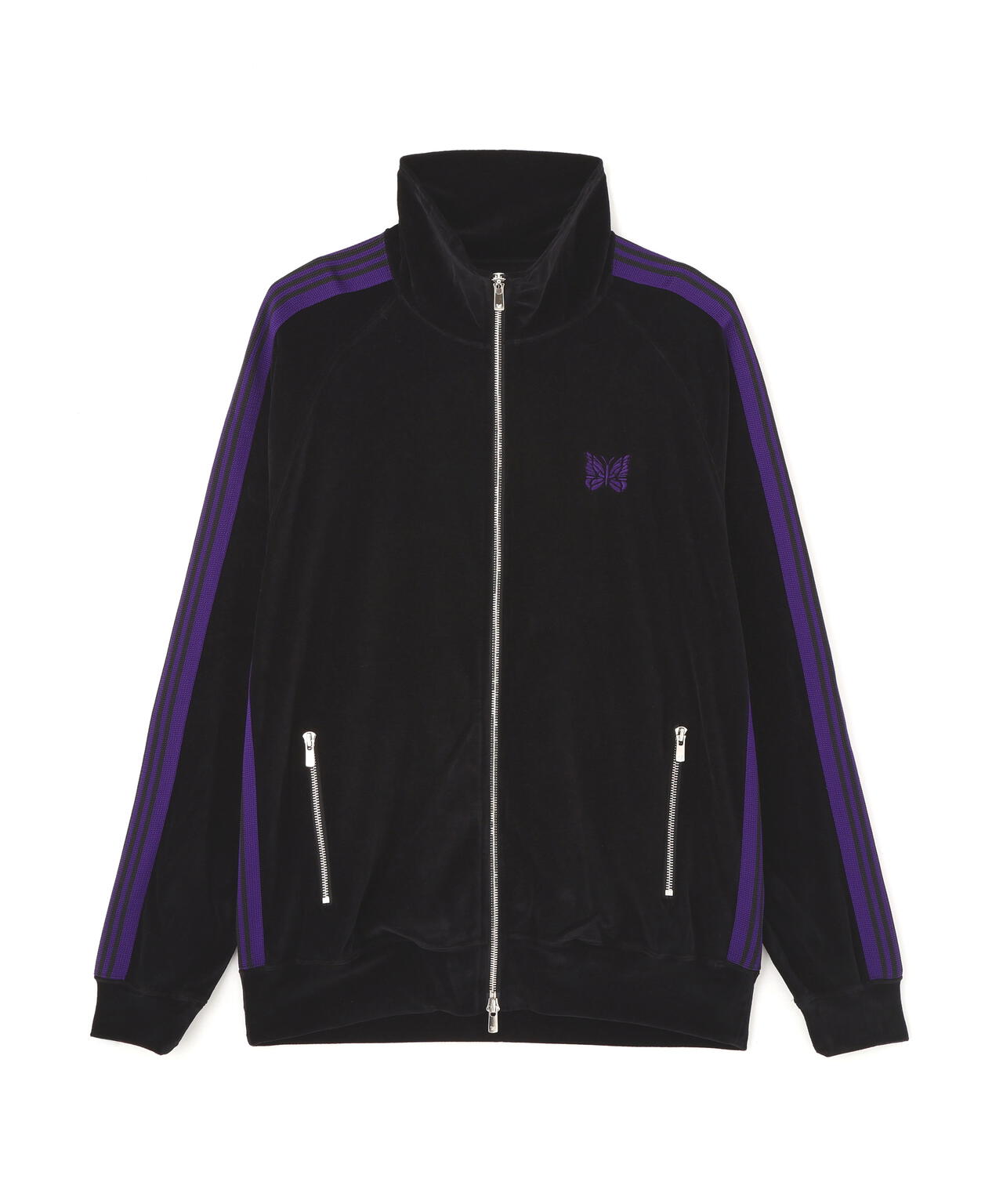 NEEDLES/ニードルズ/【LHP EXCLUSIVE】TRACK JACKET - C/PE VELOUR（BLACK）