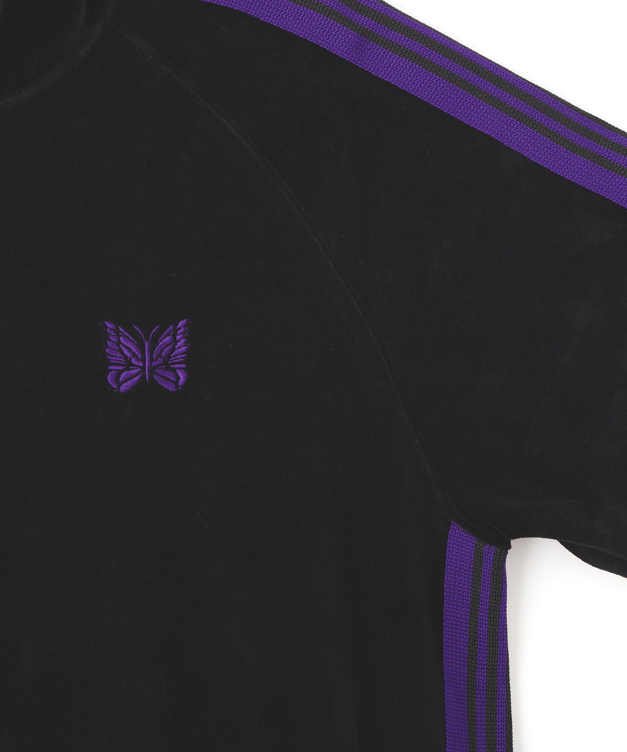 NEEDLES/ニードルズ/【LHP EXCLUSIVE】TRACK JACKET - C/PE VELOUR（BLACK）