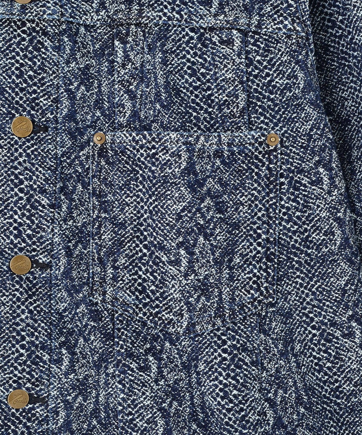 NEEDLES/ニードルズ/DARTSJEAN JK - 13OZ PYTHON JACQUARD
