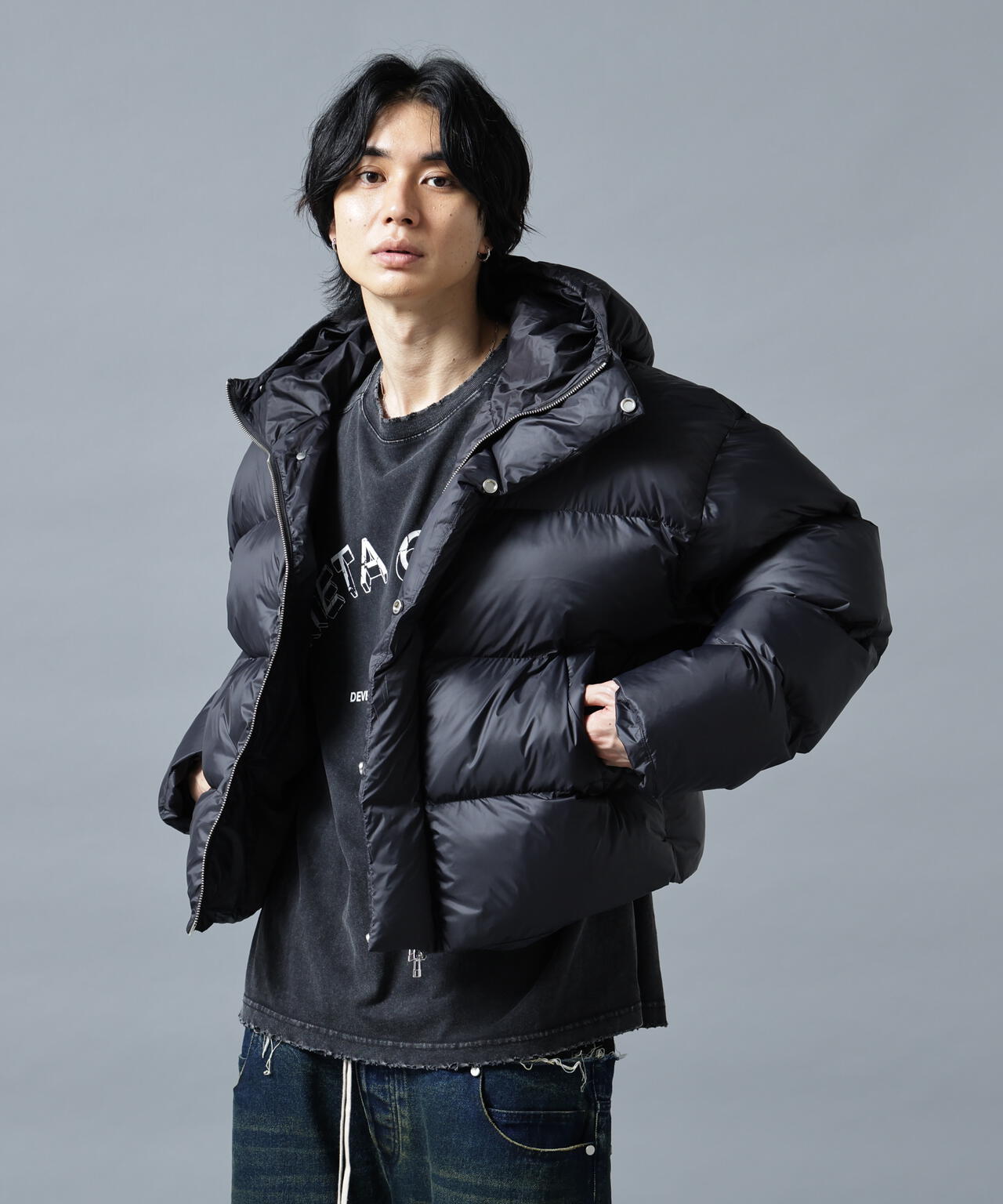 H:180cm C:88cm W:69cm H:90cm 着用サイズ：L