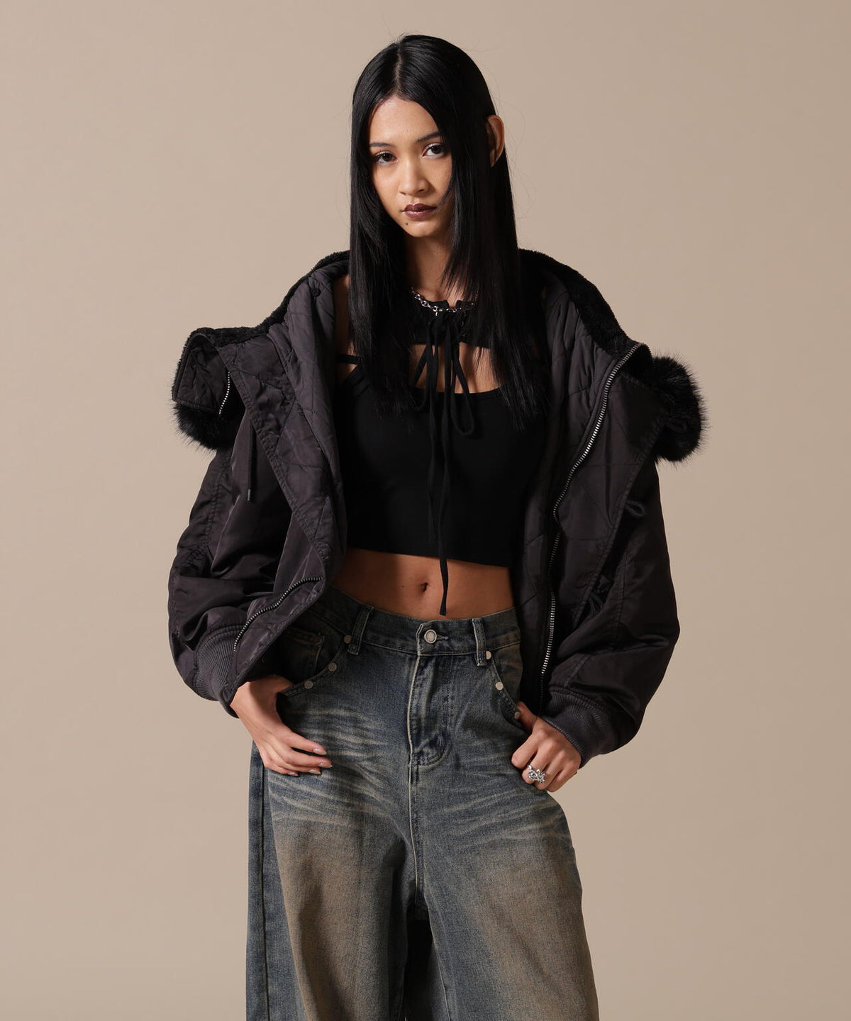 DankeSchon/ダンケシェーン/WOMEN ASUTEX NYLON TWILL N2B