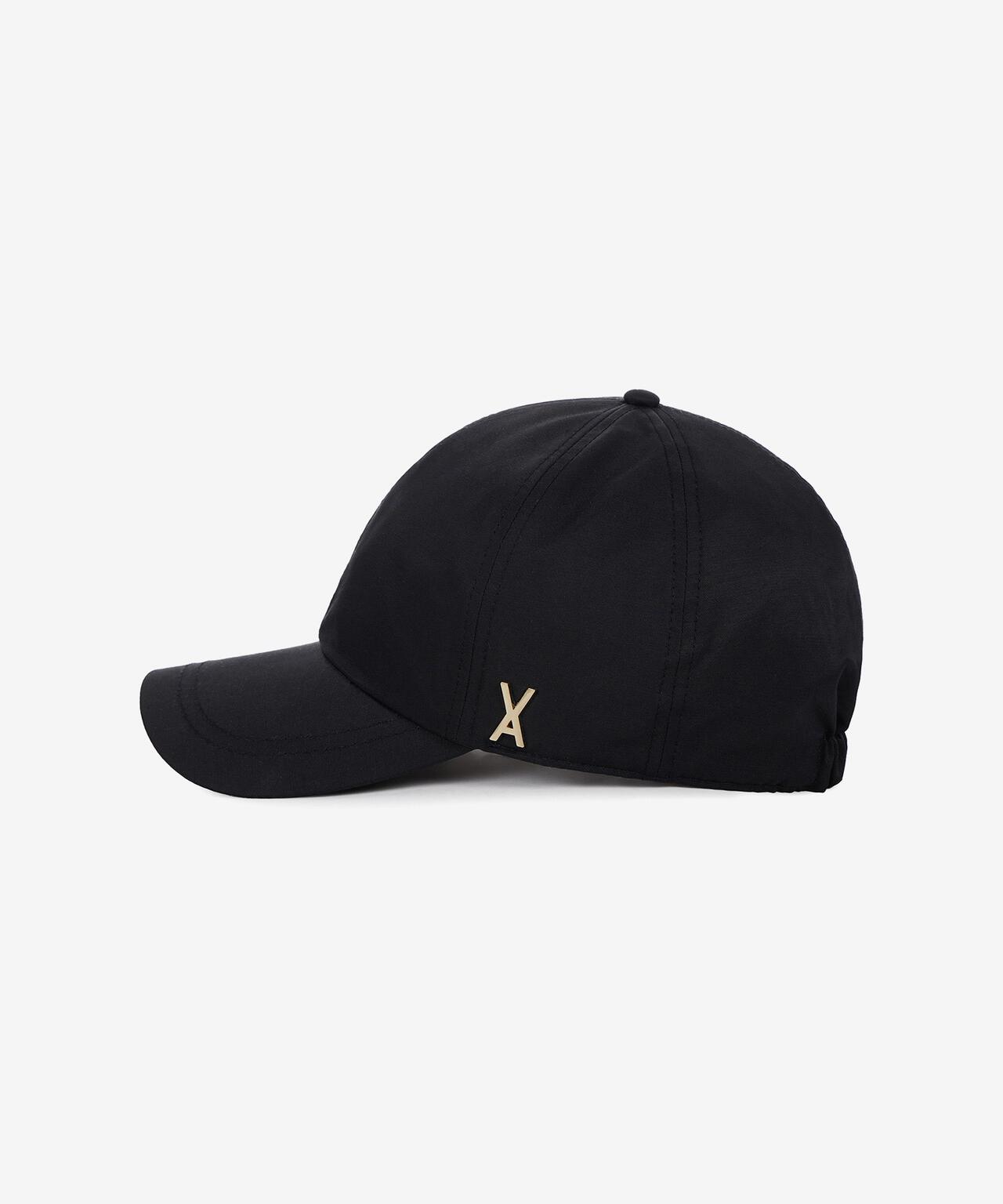 VARZAR/バザール/Stud Logo Nylon Newsboy Ball Cap Black