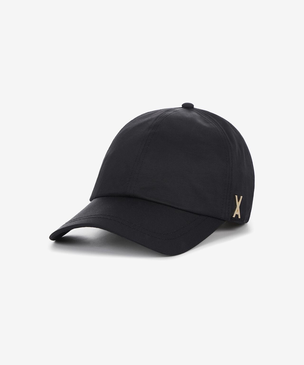VARZAR/バザール/Stud Logo Nylon Newsboy Ball Cap Black