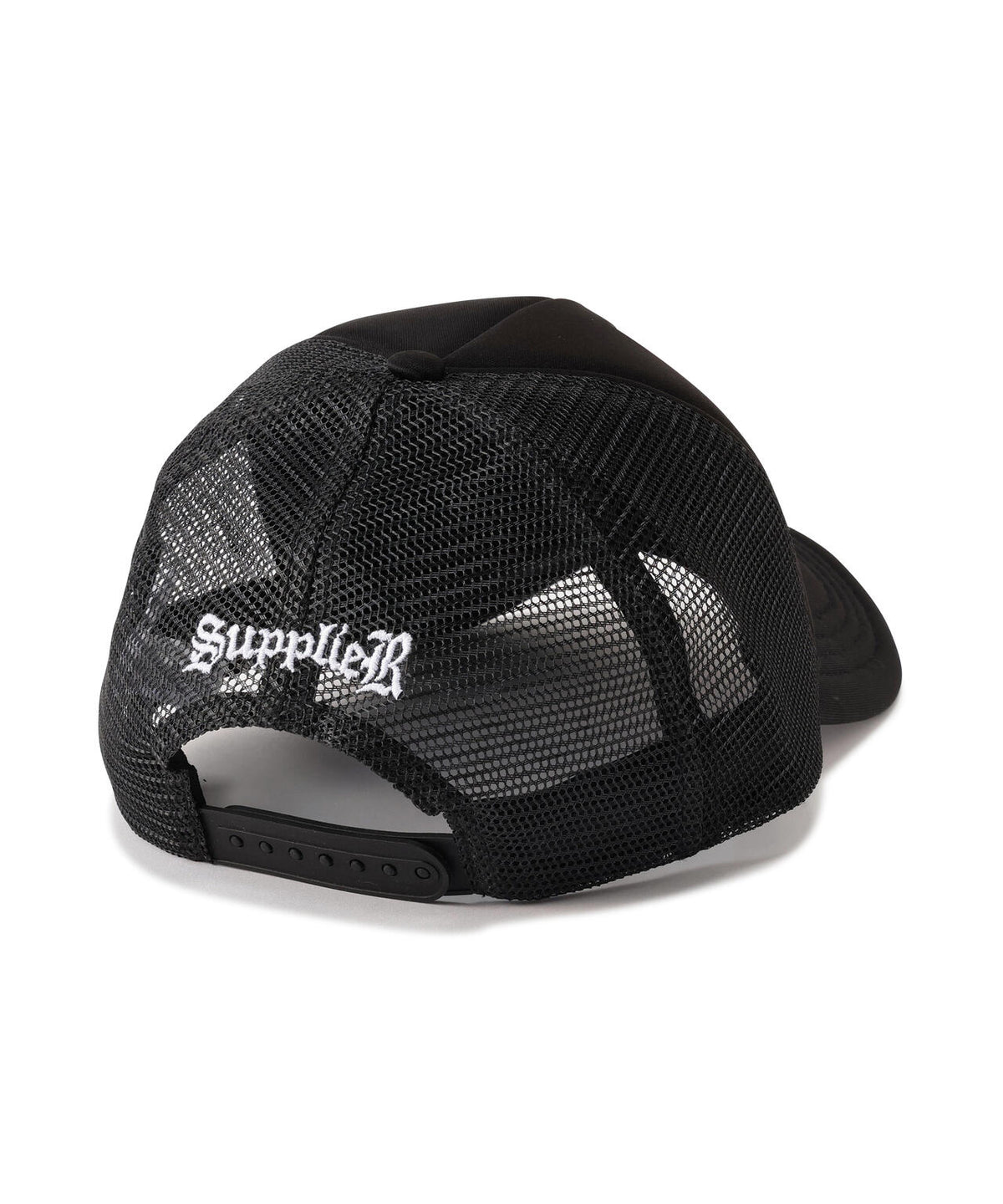 SUPPLIER/サプライヤー/Multiple Cross Leather Patch Mesh Cap