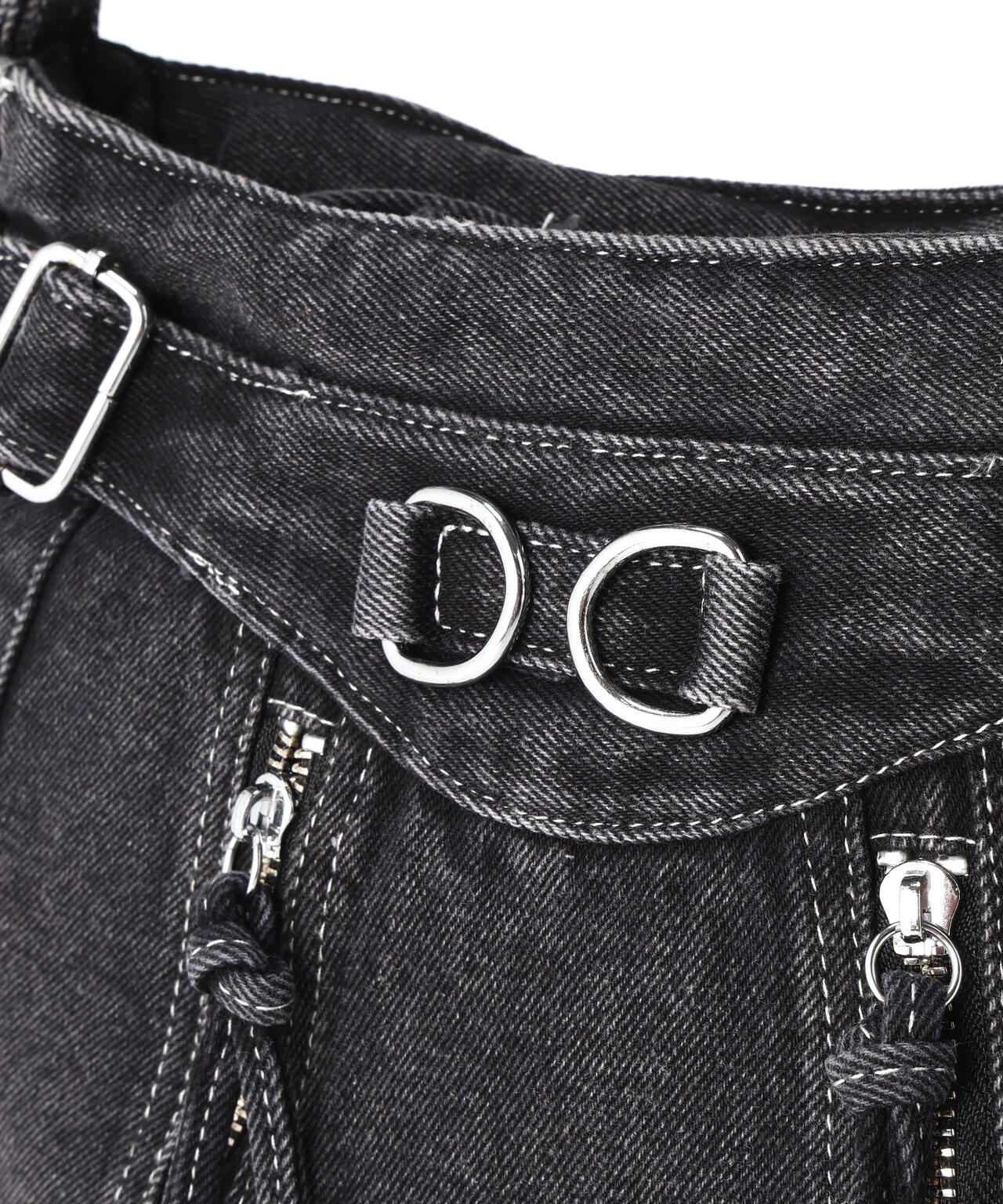 MAVYTH/メヴィス/Ｗ-ZIP DENIM SHOULDER BAG