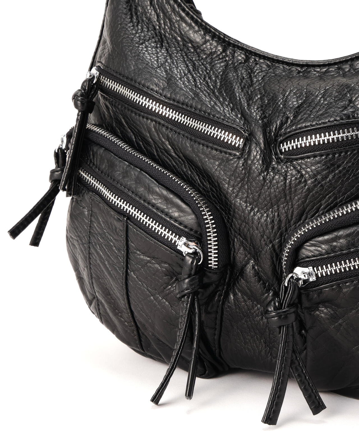 SIS/エスアイエス/PU LEATHER SHOULDER BAG