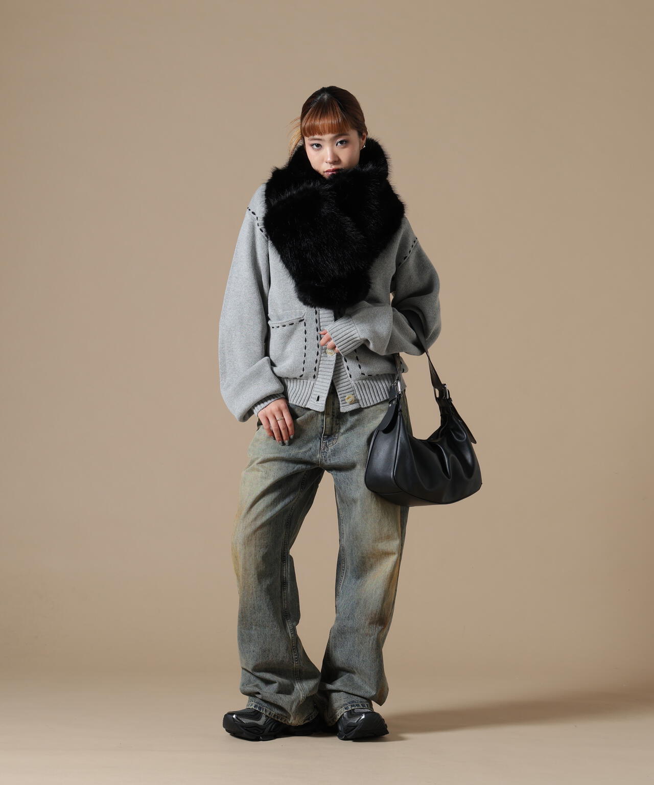 DankeSchon/ダンケシェーン/WOMEN ECOFUR MUFFLER