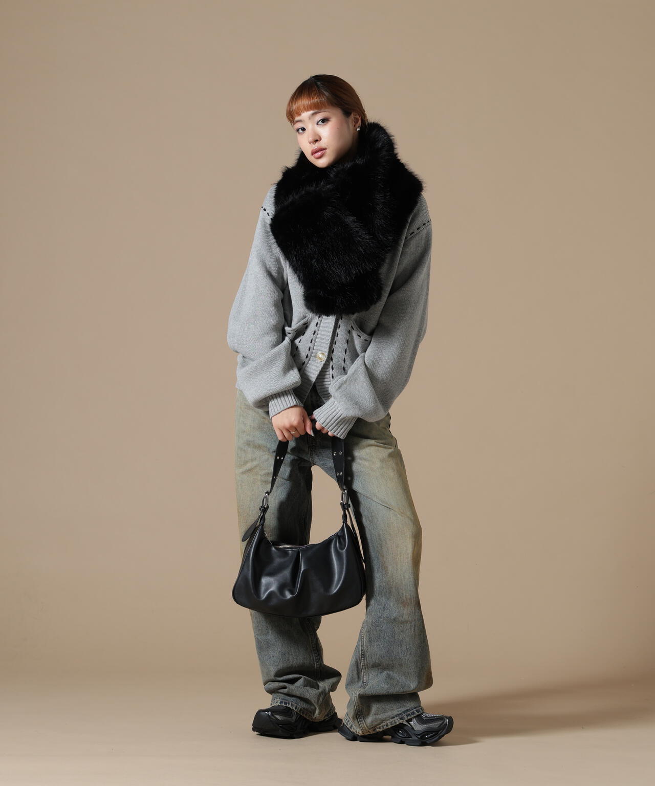 DankeSchon/ダンケシェーン/WOMEN ECOFUR MUFFLER