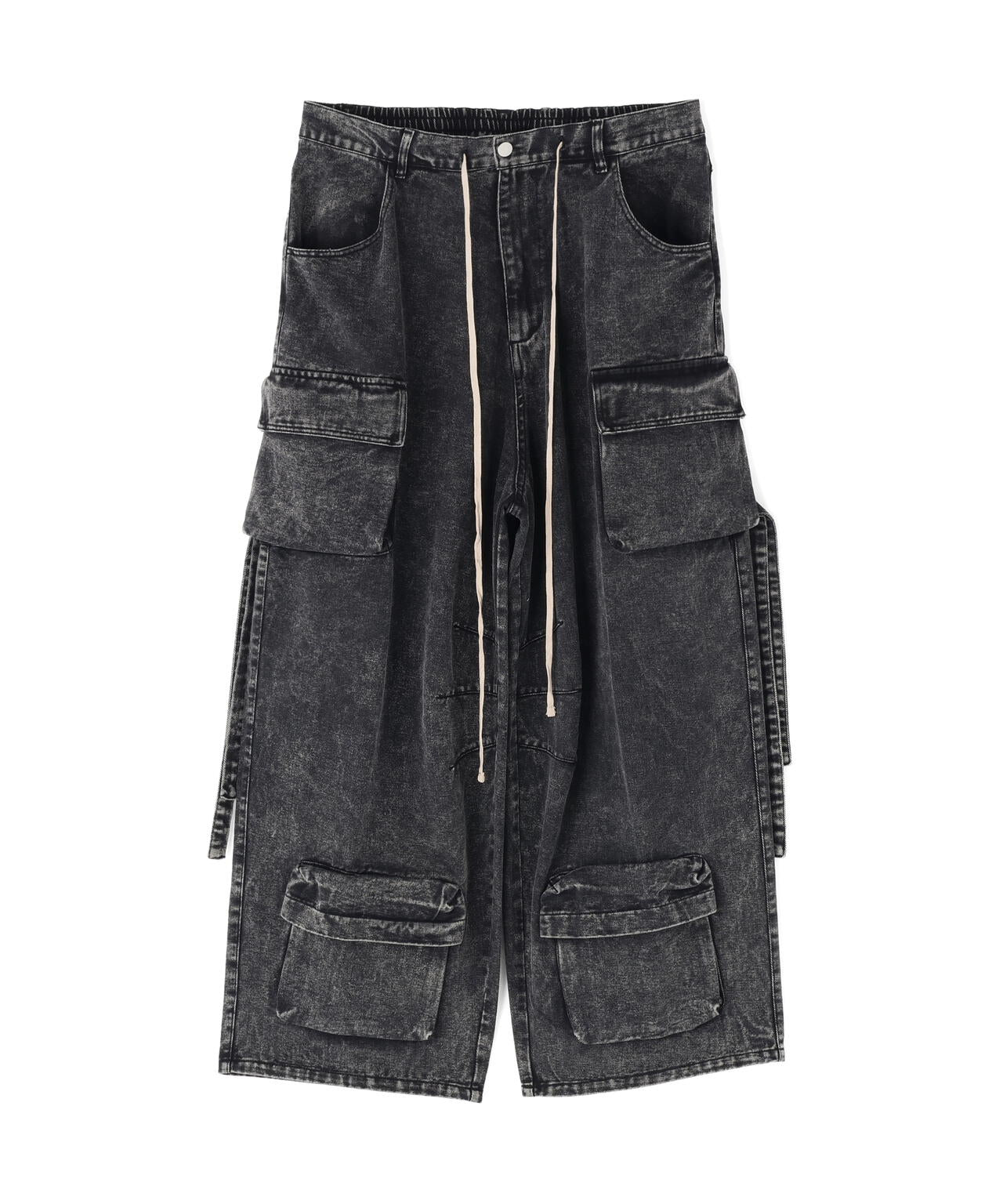 【WEB&DEPOT限定】DankeSchon/ダンケシェーン/MULTI POCKET DENIM CARGO PANTS