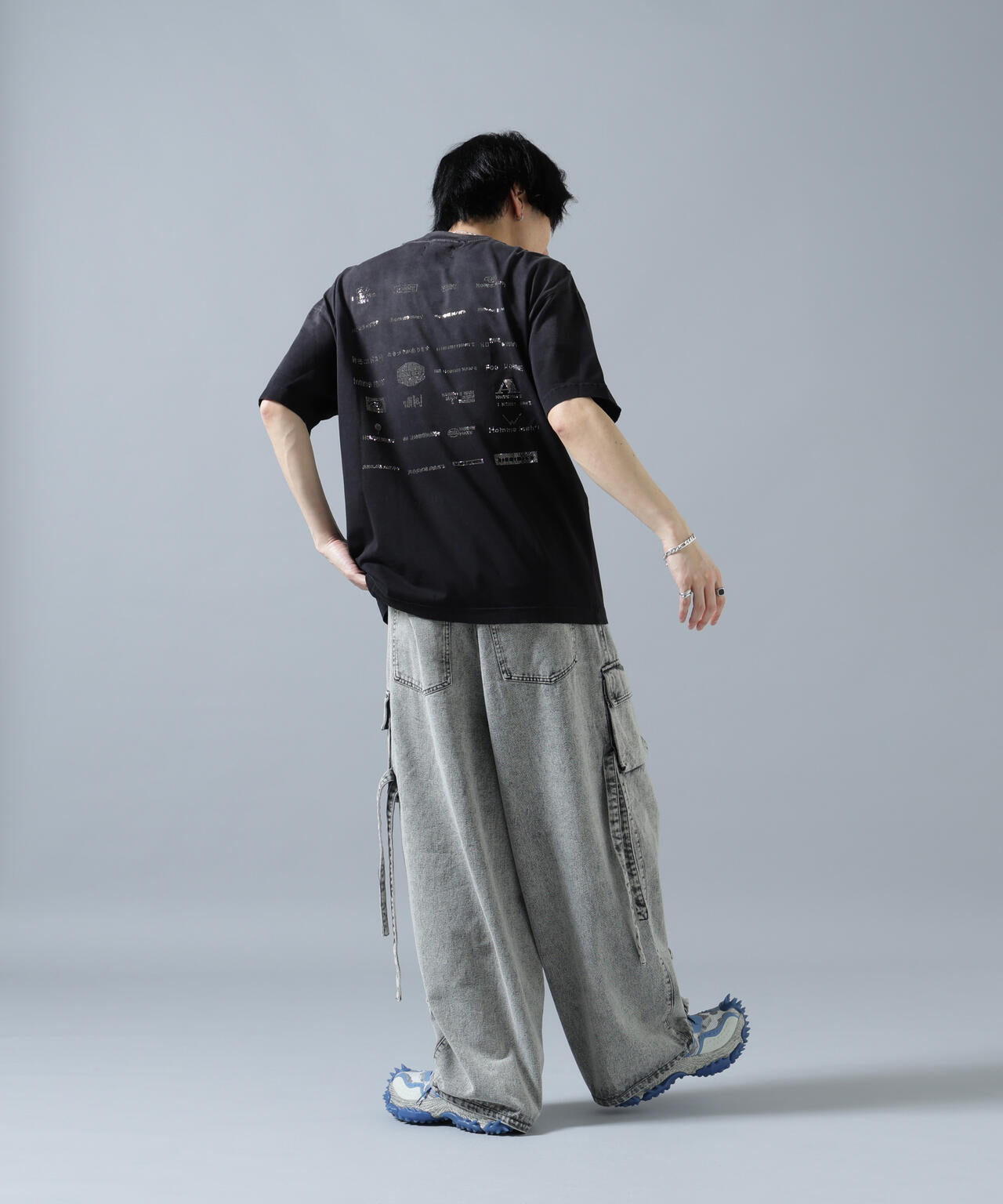 【WEB&DEPOT限定】DankeSchon/ダンケシェーン/MULTI POCKET DENIM CARGO PANTS