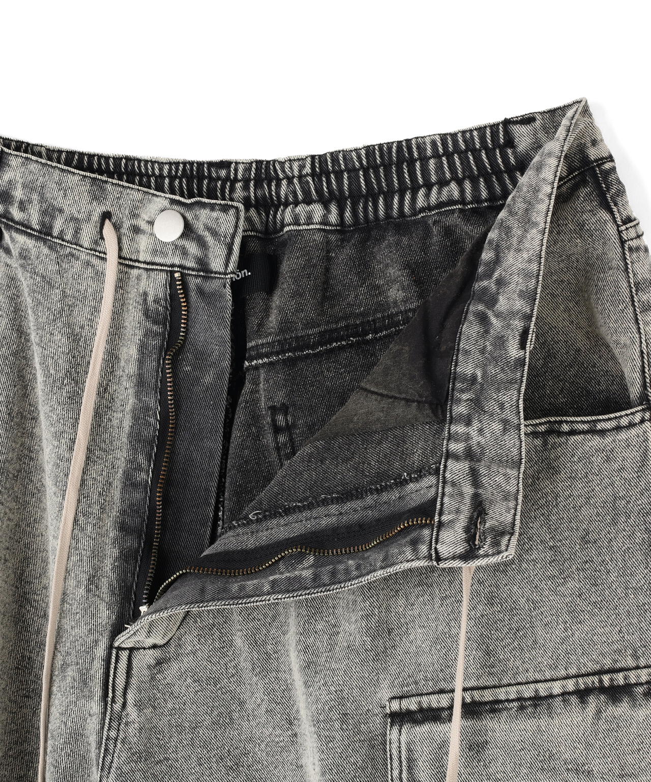 【WEB&DEPOT限定】DankeSchon/ダンケシェーン/MULTI POCKET DENIM CARGO PANTS