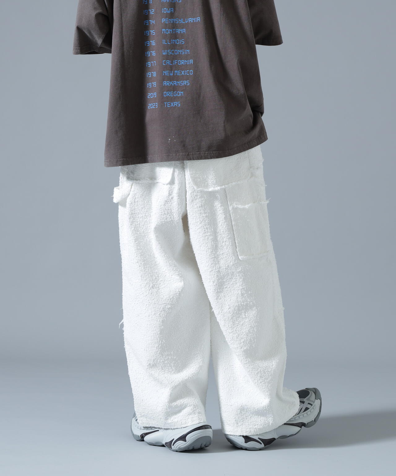 DankeSchon/ダンケシェーン/NEEDLEPUNCH DENIM W-KNEE PANTS