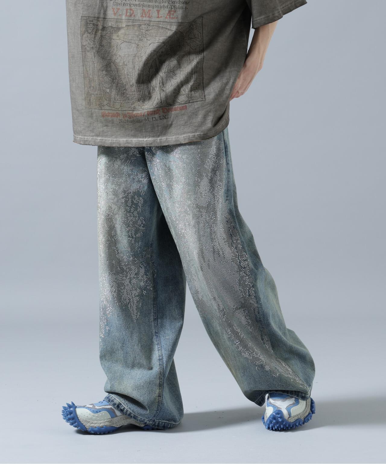 DankeSchon/ダンケシェーン/12oz BAGGY JEANS/SWARO