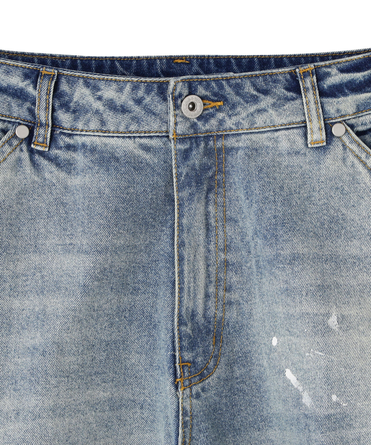DankeSchon/ダンケシェーン/12oz BAGGY JEANS/PAINT
