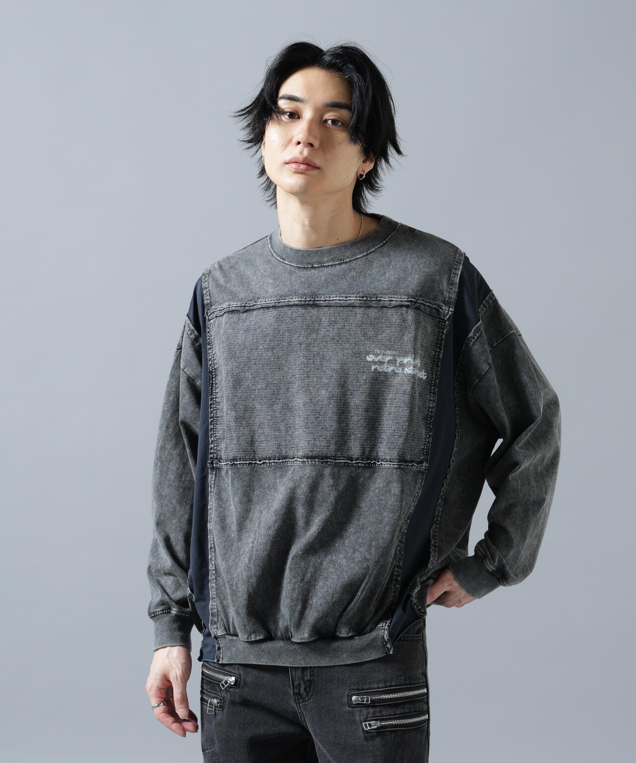 overprint/オーバープリント/別注pigment SHOPPER L/S Tee