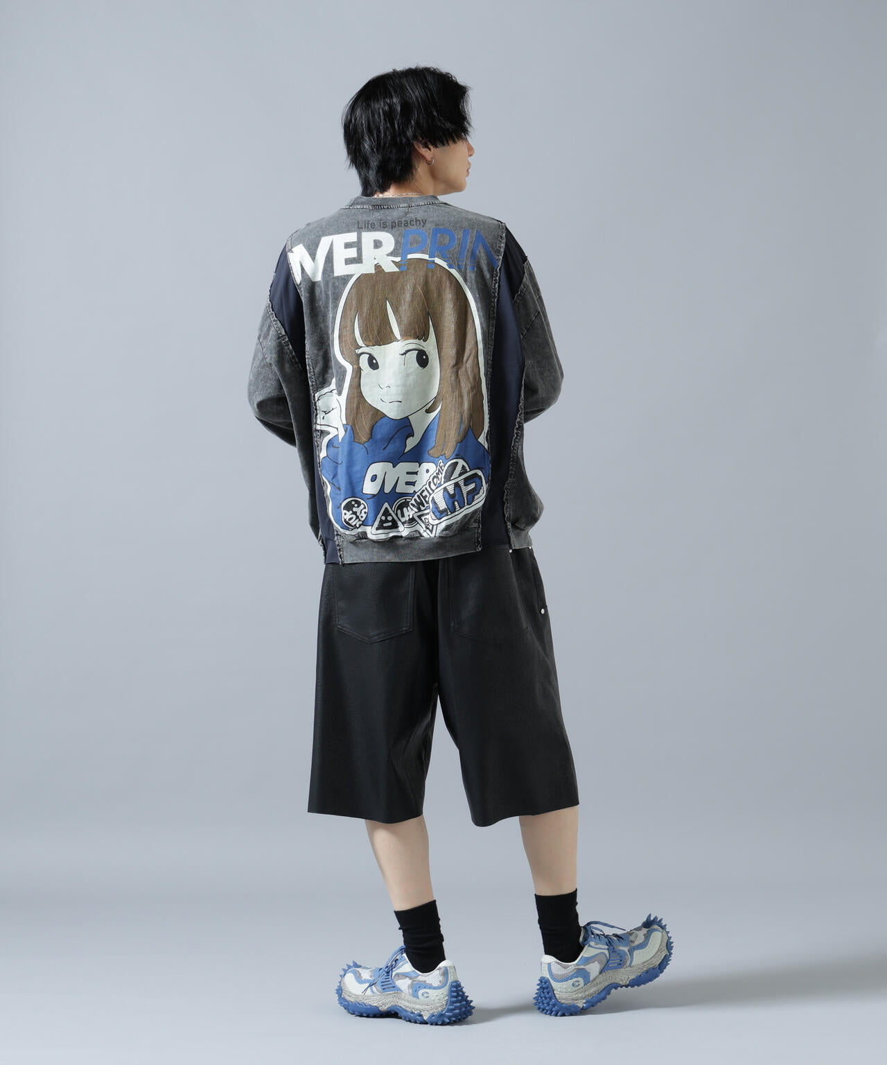 overprint/オーバープリント/別注pigment SIGNBOAD L/S Tee