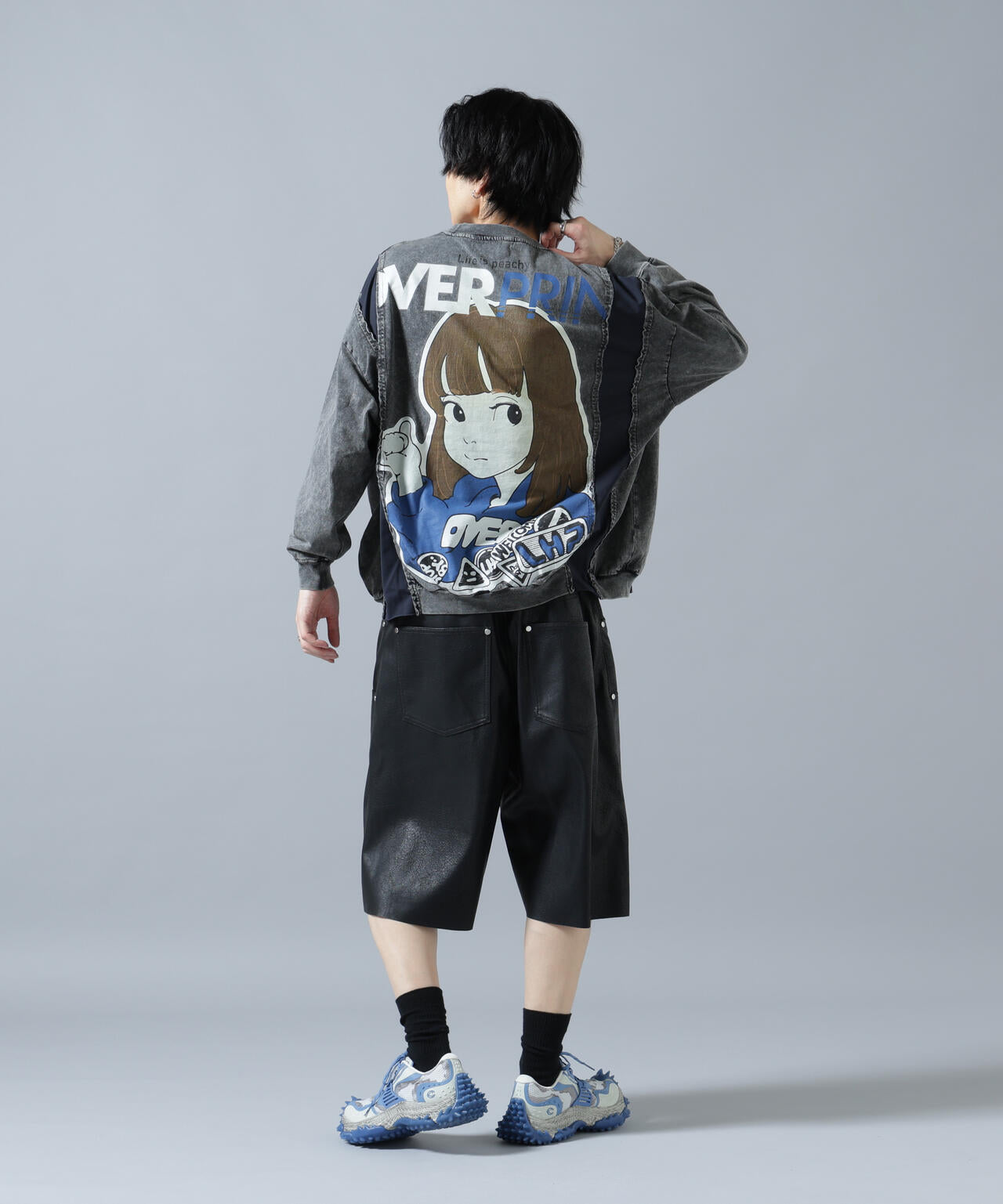 overprint/オーバープリント/別注pigment SIGNBOAD L/S Tee