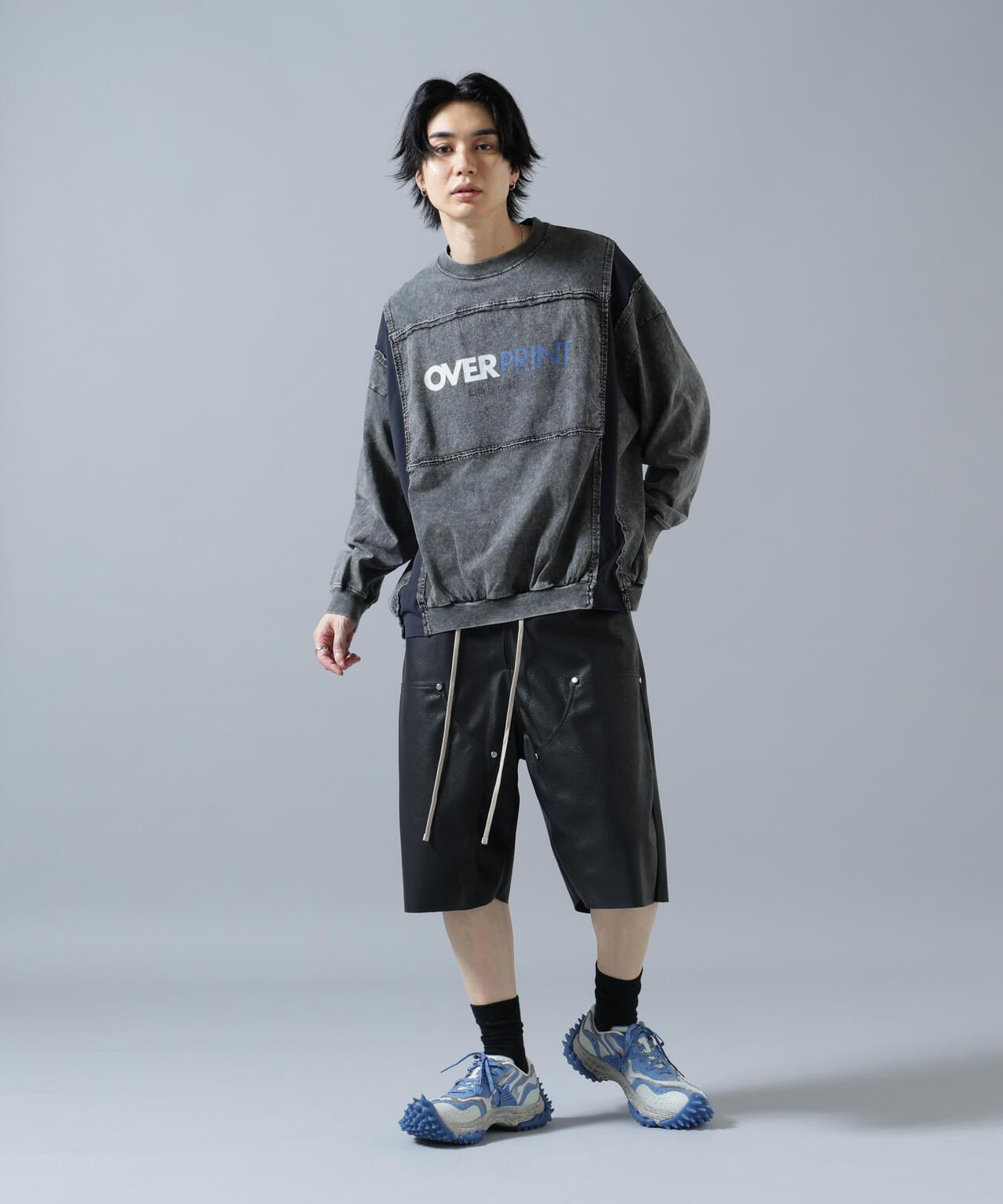 overprint/オーバープリント/別注pigment SIGNBOAD L/S Tee