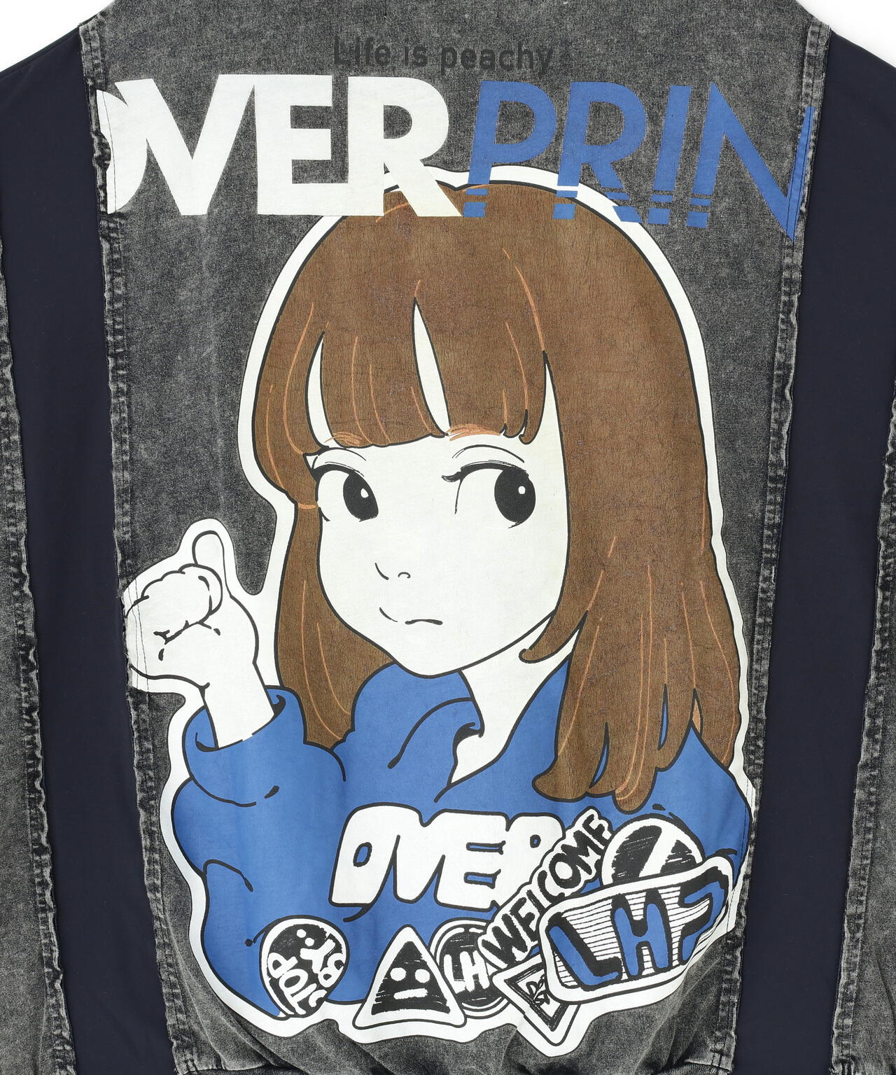 overprint/オーバープリント/別注pigment SIGNBOAD L/S Tee