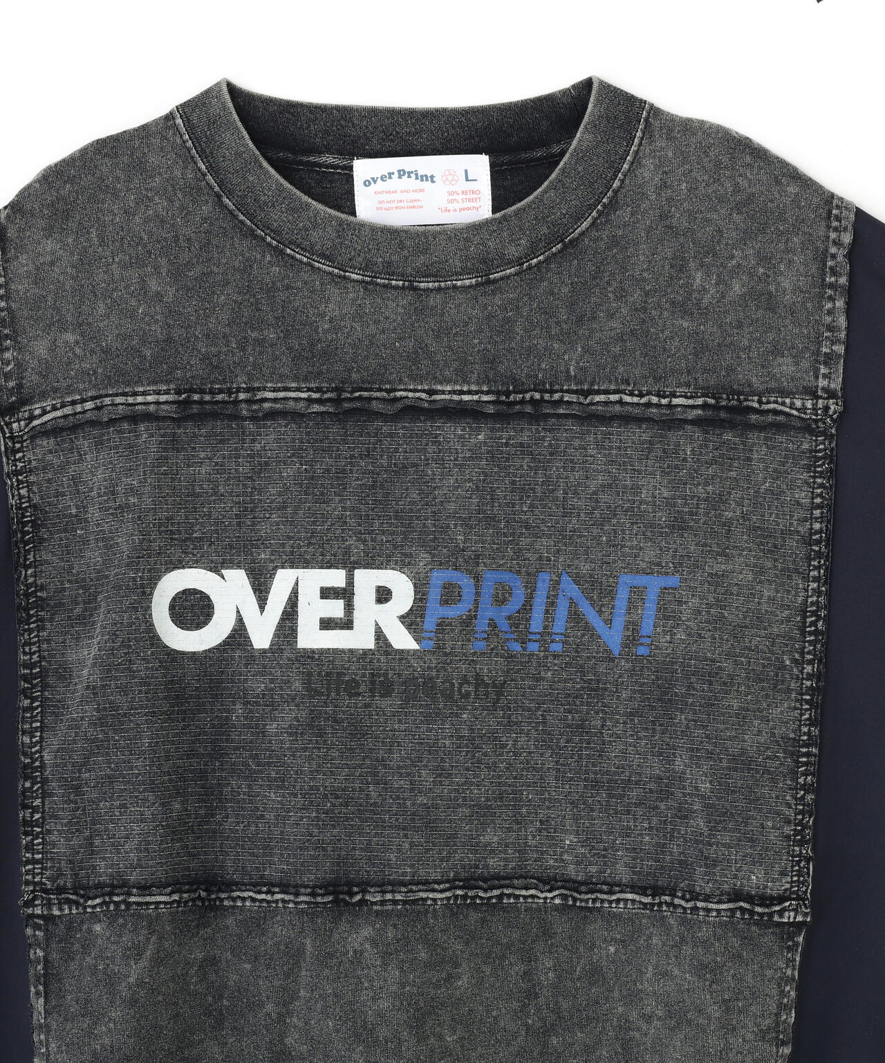 overprint/オーバープリント/別注pigment SIGNBOAD L/S Tee