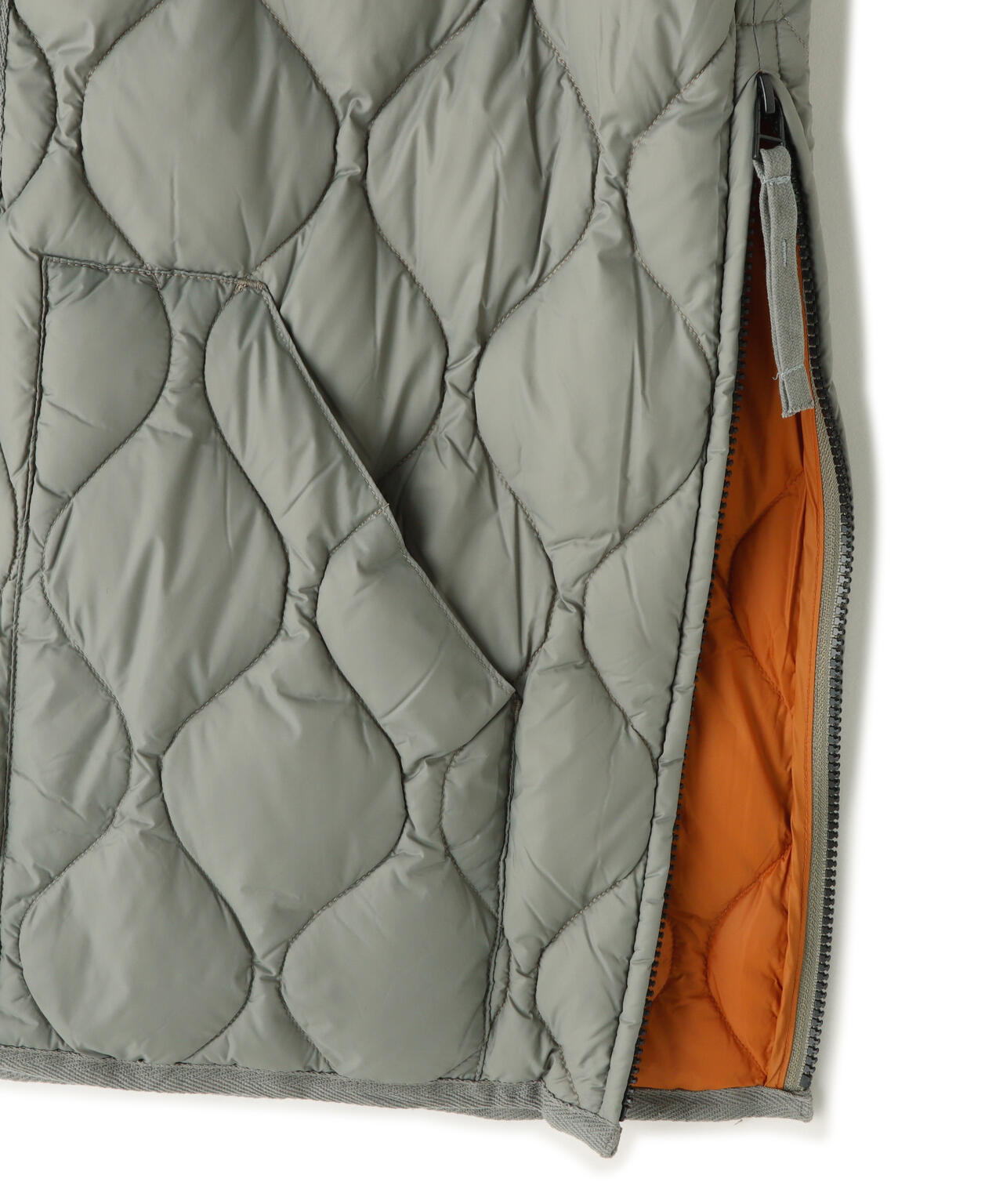TAION/タイオン/W-ZIP V DOWN JACKET【WOMEN】