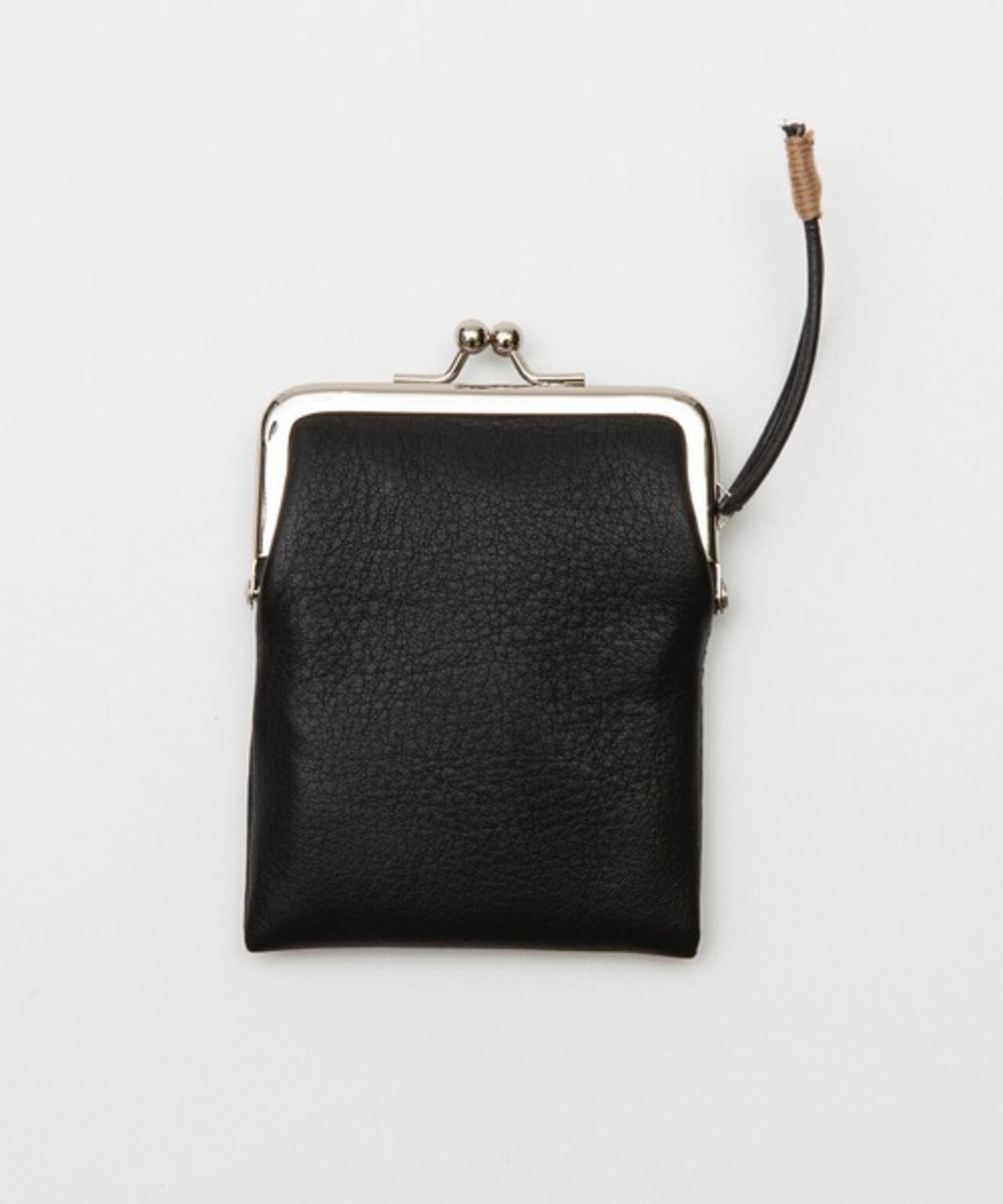 【20/80】トゥエンティーエイティー/SHRINK LEATHER GAMAGUCHI SQUARE PURSE