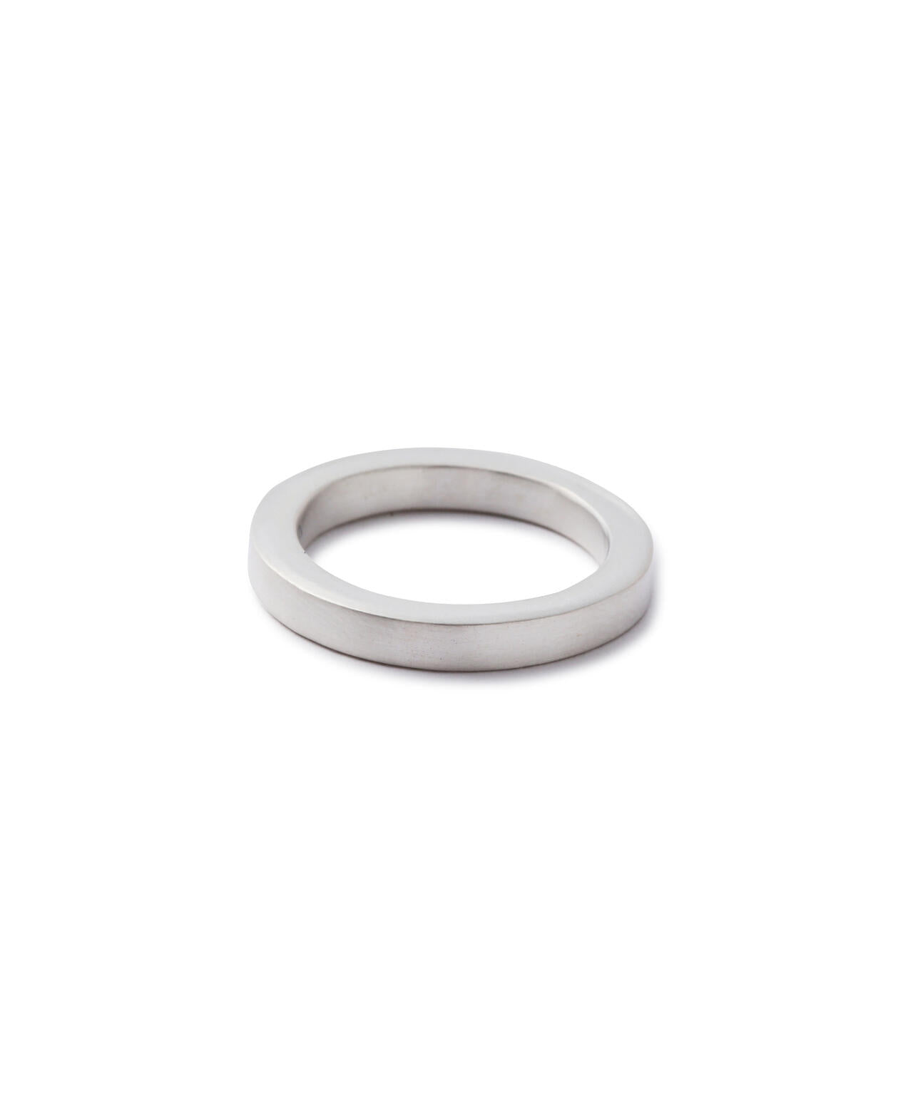 【20/80】トゥエンティーエイティー/STERLING SILVER SQUARE RING 3mm WIDTH