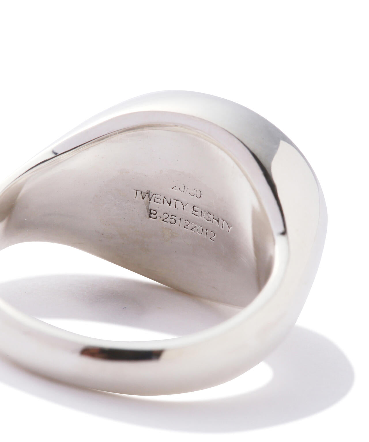 【20/80】トゥエンティーエイティー/ STERLING SILVER SIGNET RING