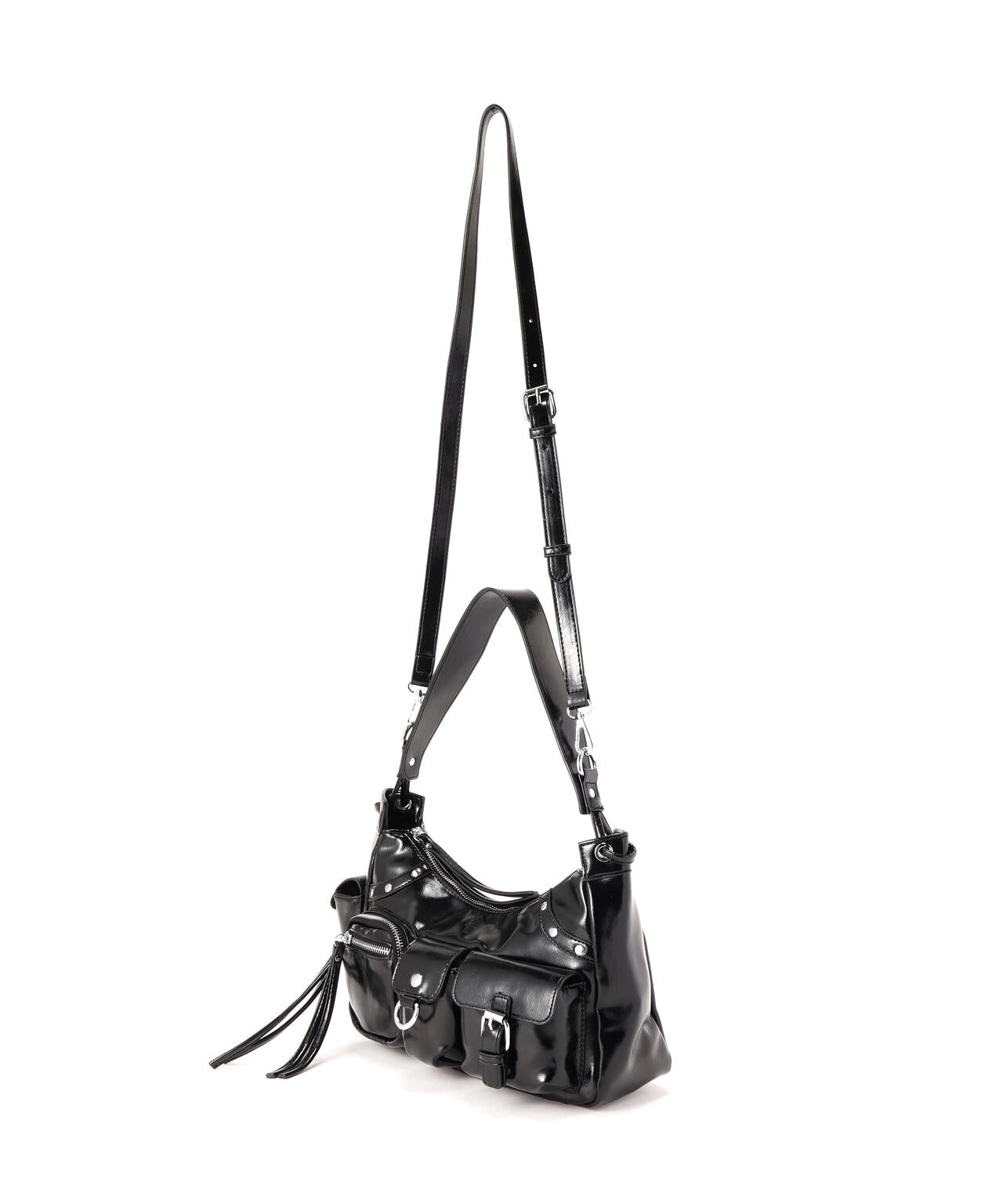 SIS/エスアイエス/PU Leather Shoulder Bag