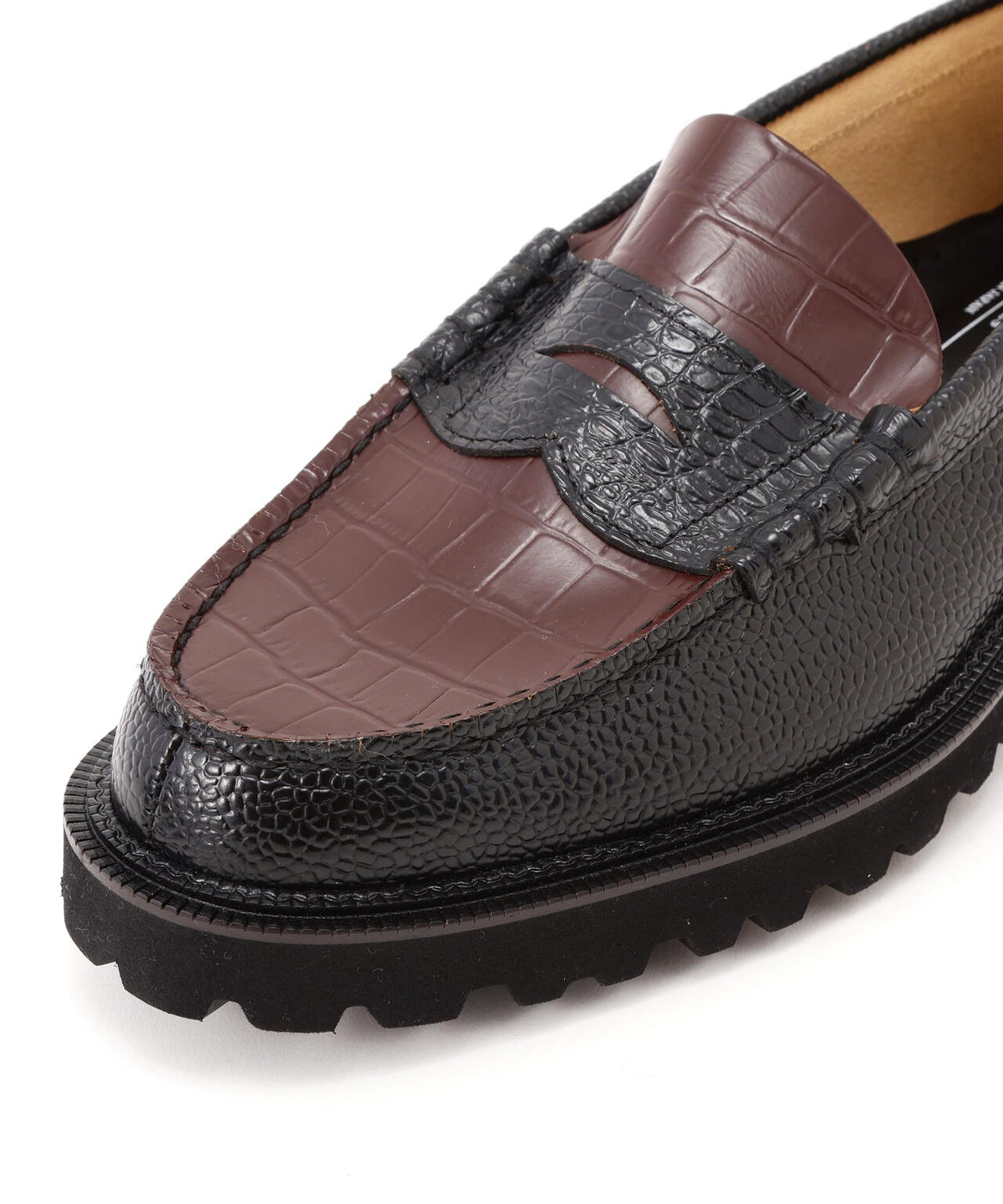 The Kenford Fineshoes/【LHP EXCLUSIVE】TANK SOLE EMBOSSED LOAFERS
