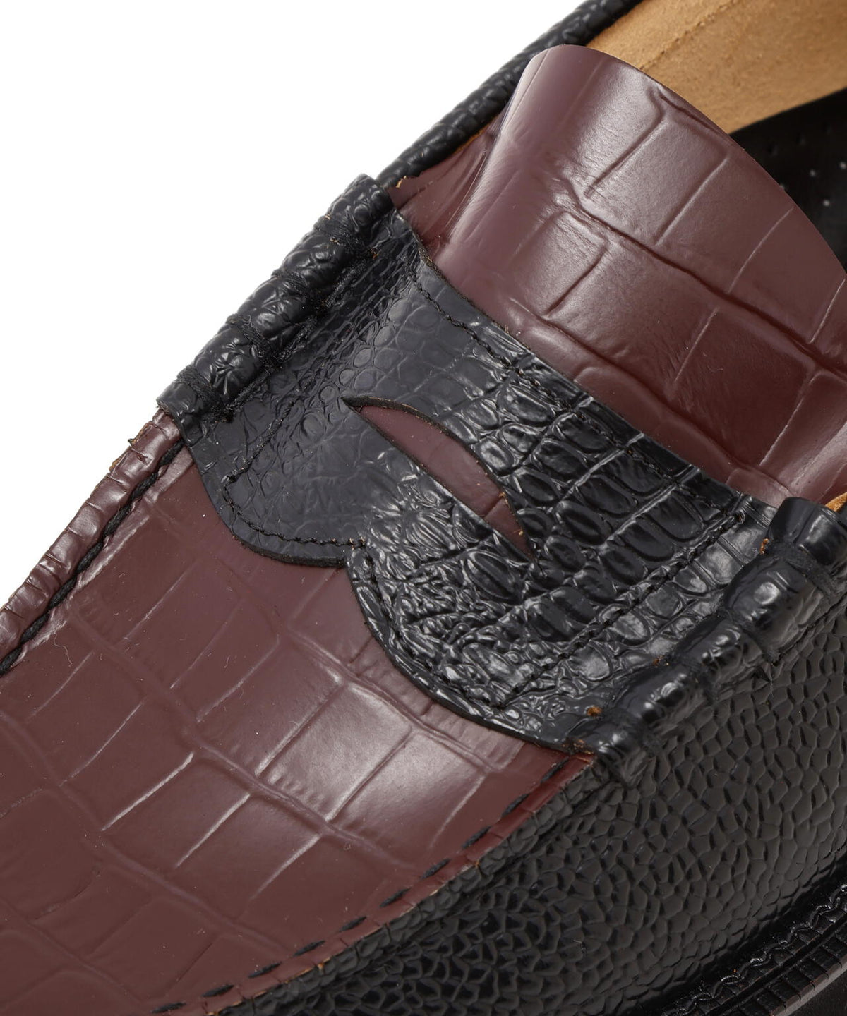 The Kenford Fineshoes/【LHP EXCLUSIVE】TANK SOLE EMBOSSED LOAFERS