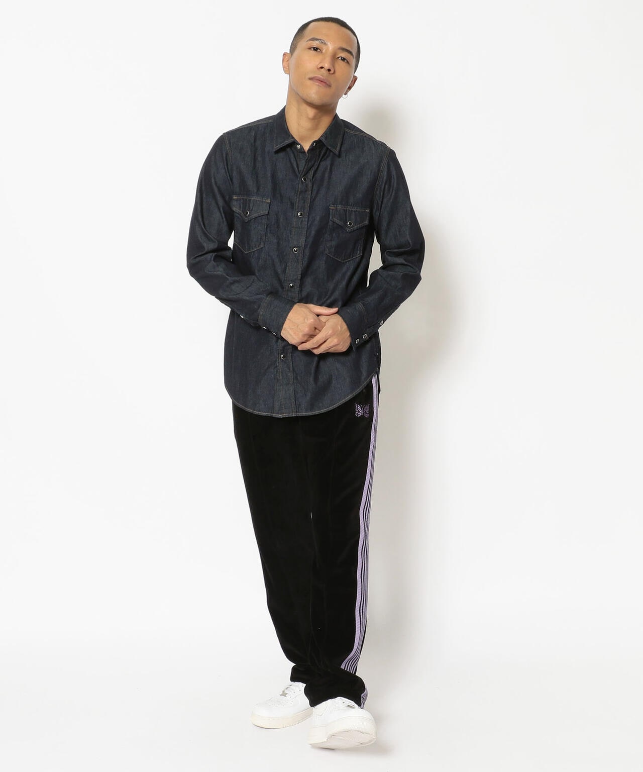 MINEDENIM（マインデニム）DENIM WESTERN SHIRTS/デニムウエスタンシャツ