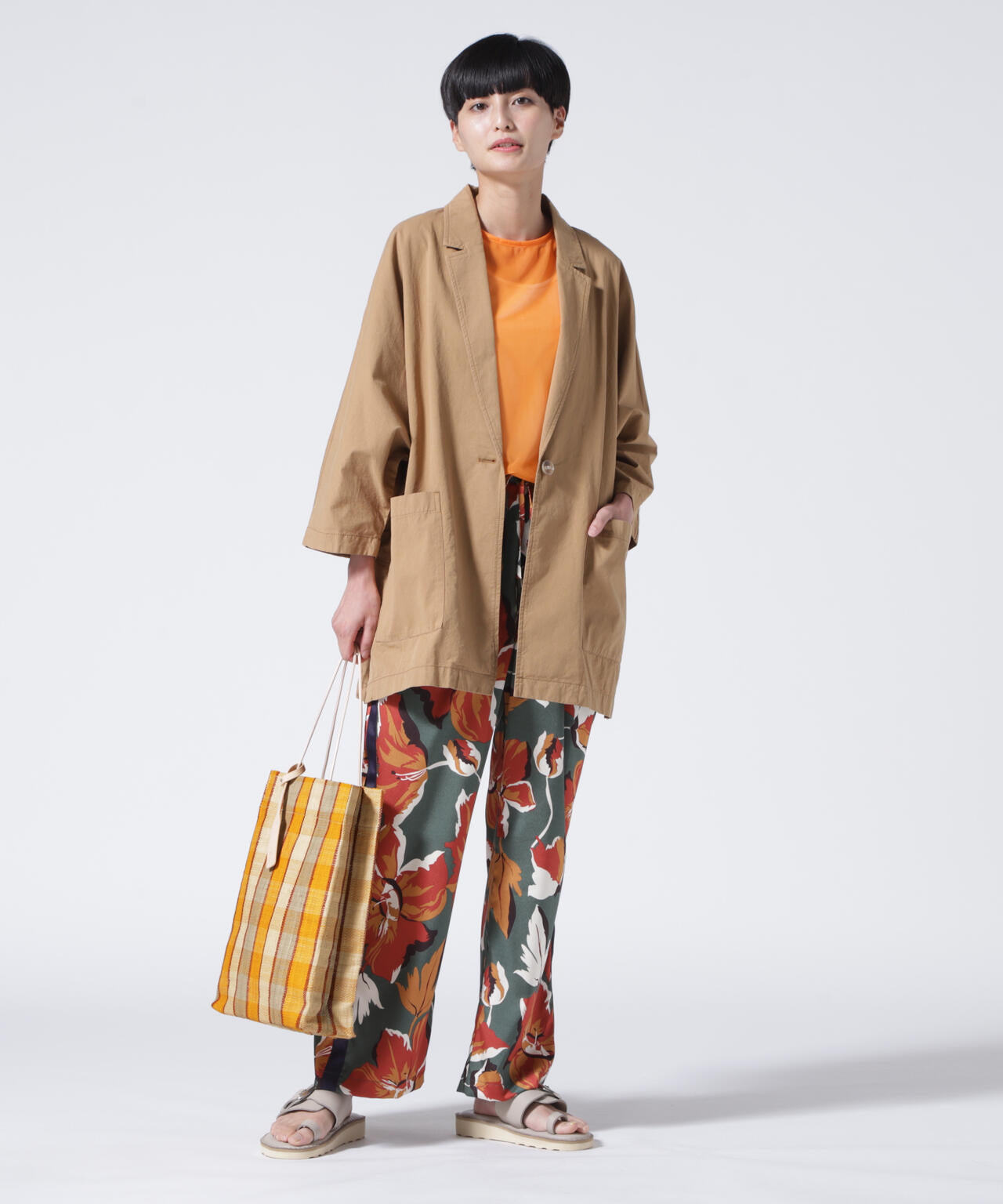 Ele Sac（エルサック）PAPIRO L/かごトートL