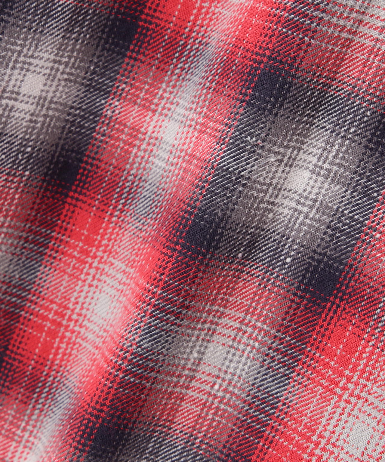 MINEDENIM（マインデニム）V.Nep Check Flannel Open Collar SH