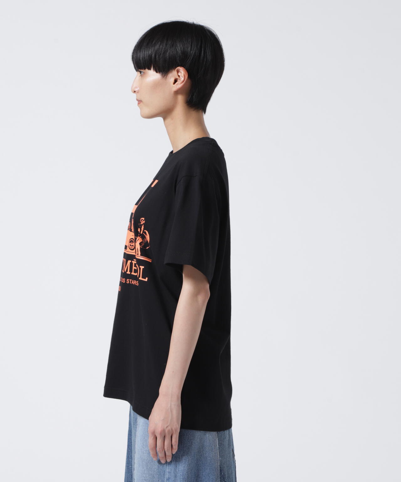 Kare/ME（カーミー）H MM オレンジプリントTシャツ　