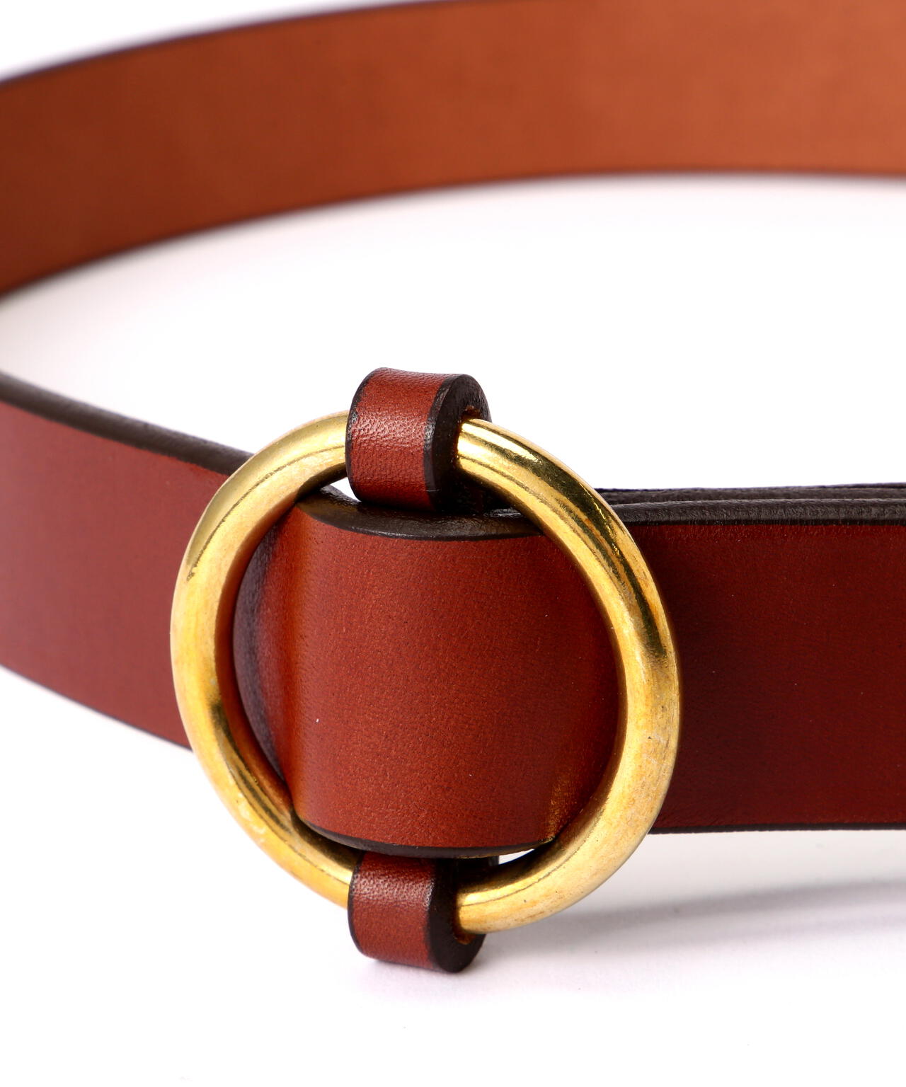 【TORY LEATHER/トリーレザー】Strap Belts with Ring Buckle  リングバックルベルト