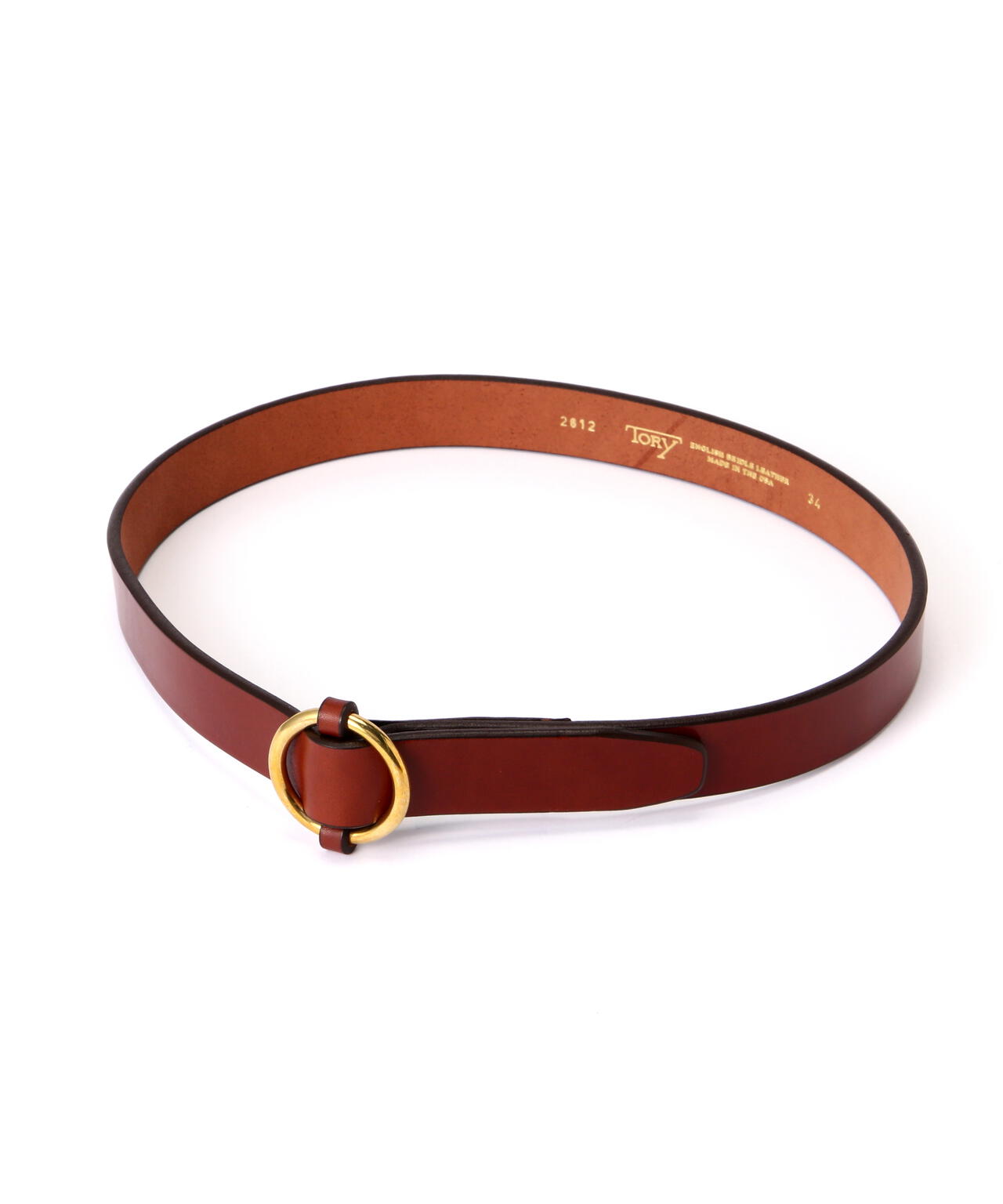 【TORY LEATHER/トリーレザー】Strap Belts with Ring Buckle  リングバックルベルト