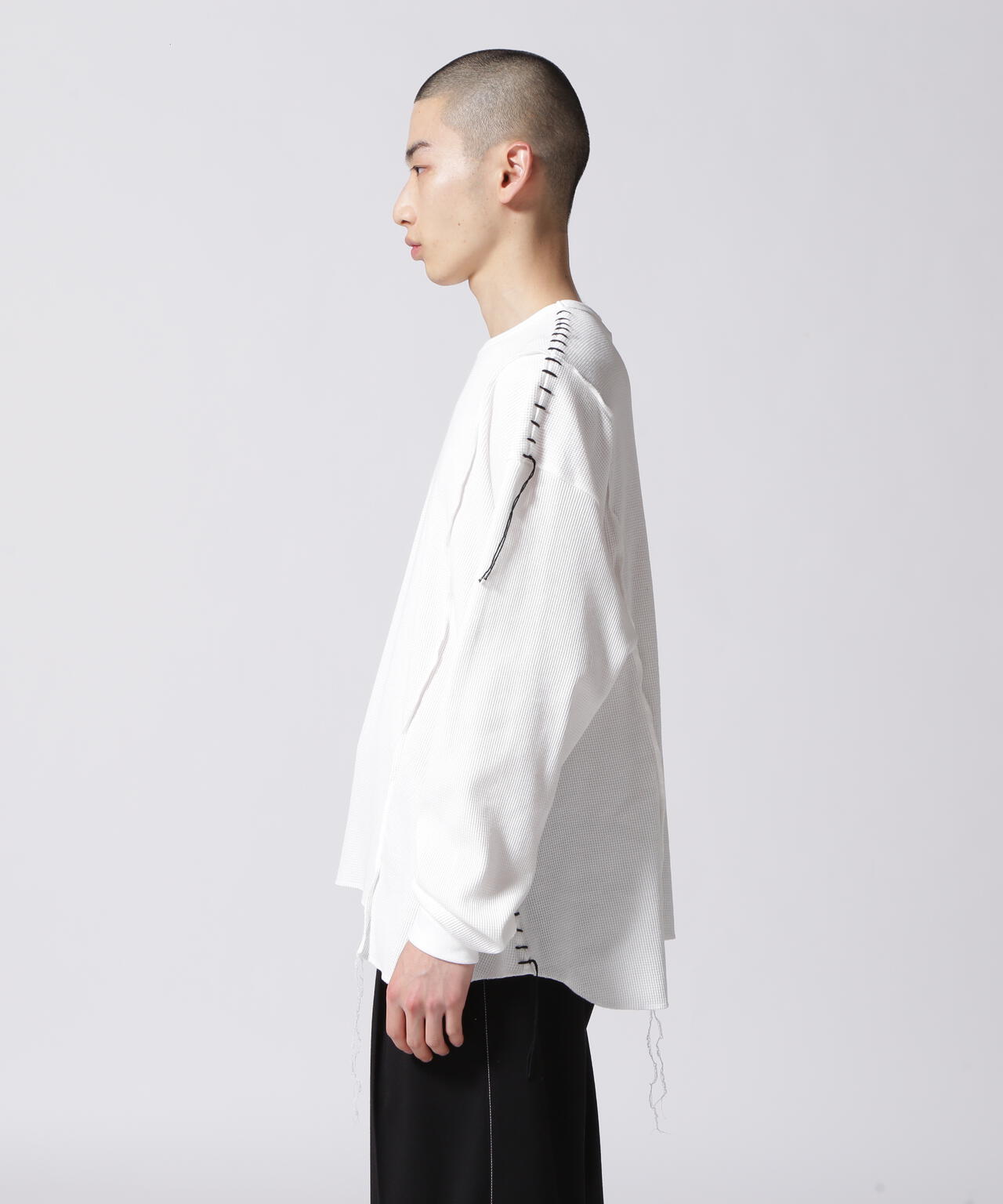 DISCOVERED(ディスカバード)別注DAMAGE WAFFLE CUTSEWN