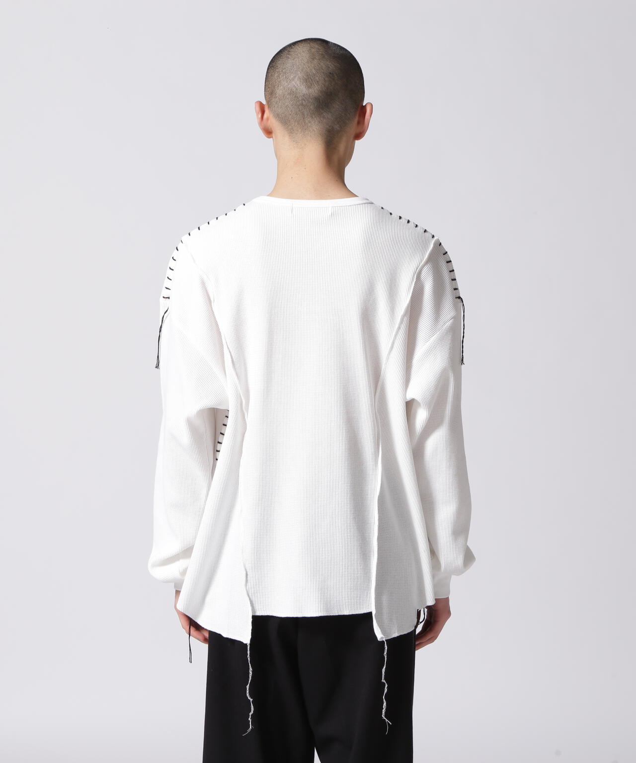 DISCOVERED(ディスカバード)別注DAMAGE WAFFLE CUTSEWN