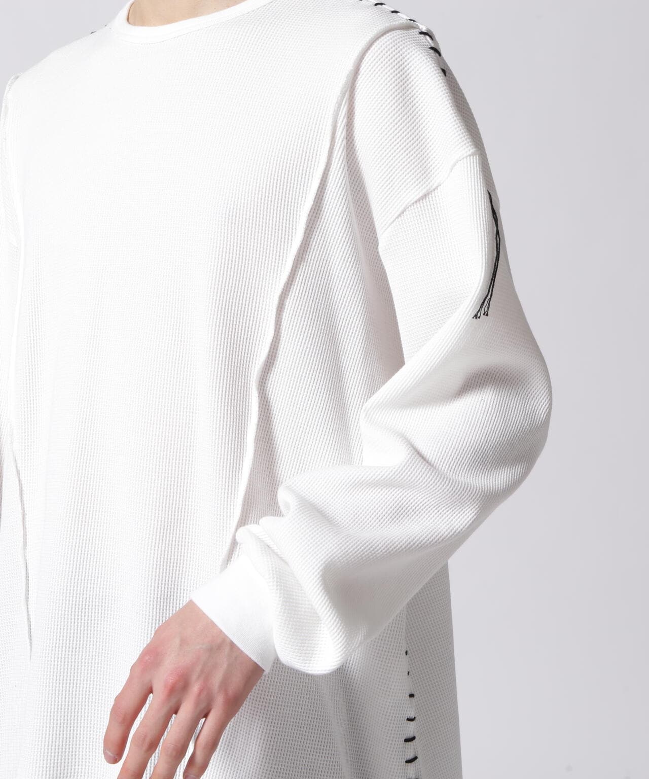 DISCOVERED(ディスカバード)別注DAMAGE WAFFLE CUTSEWN