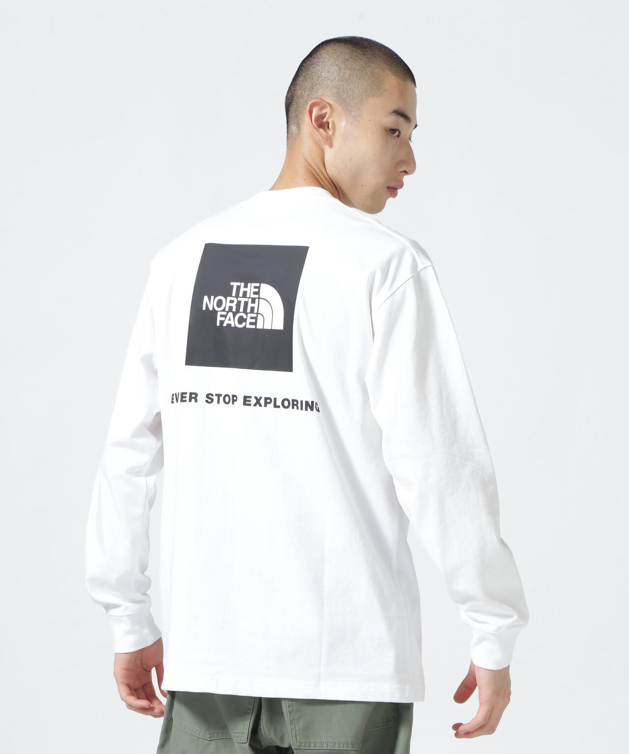 THE NORTH FACE (ザ・ノース・フェイス)L/S Back Square Logo T