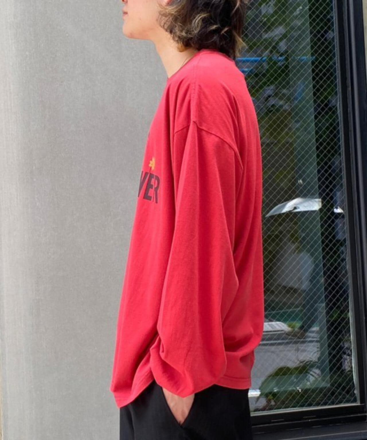 REMI RELIEF/別注LS T-SHIRT(LOVE IS LIKE A FLOWER)