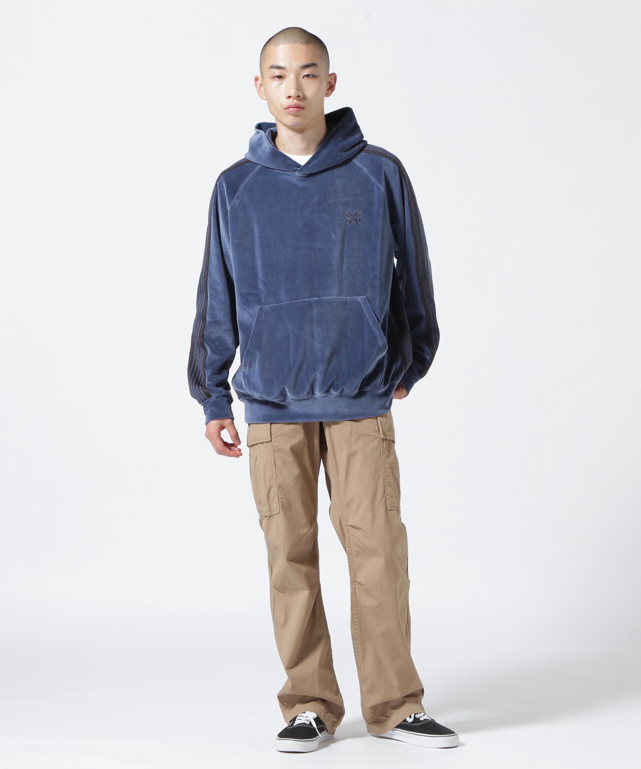 NEEDLES(ニードルズ)TRACK HOODY - C/PE VELOUR