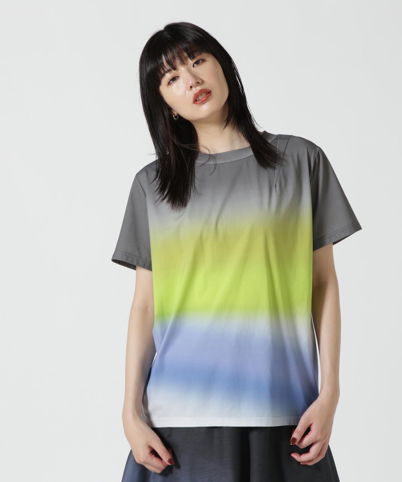 AULA AILA（アウラ アイラ）別注グラデーションTシャツ